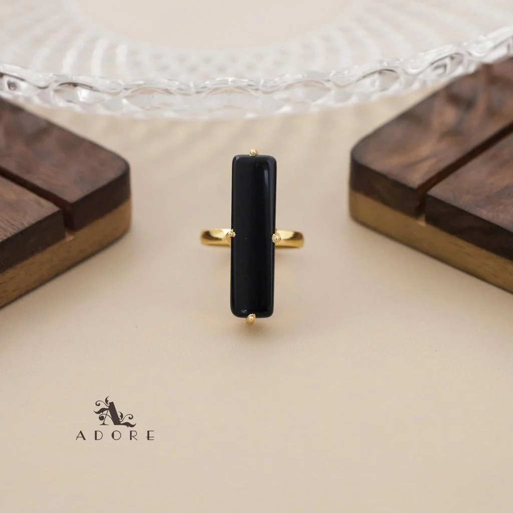 Jaarvi Glossy Rectangle Ring - Image 14