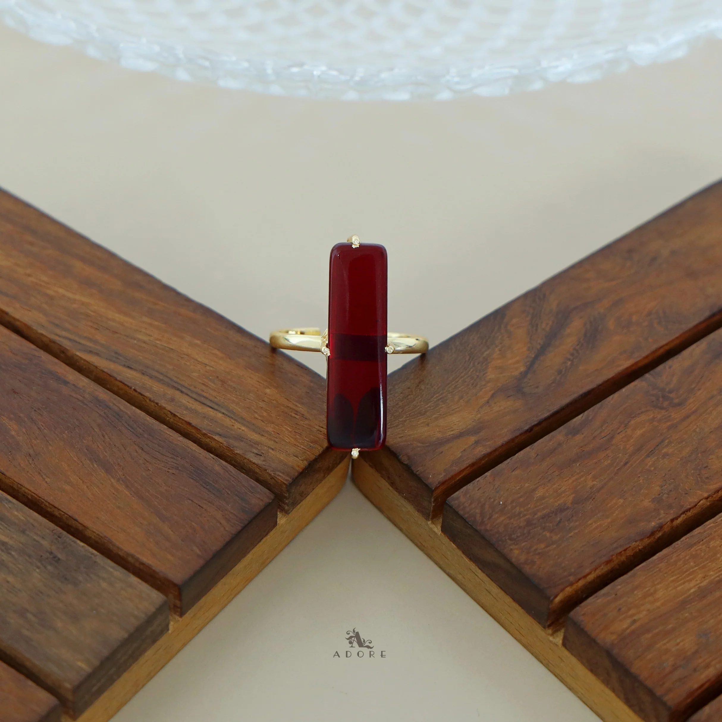 Jaarvi Glossy Rectangle Ring - Image 19