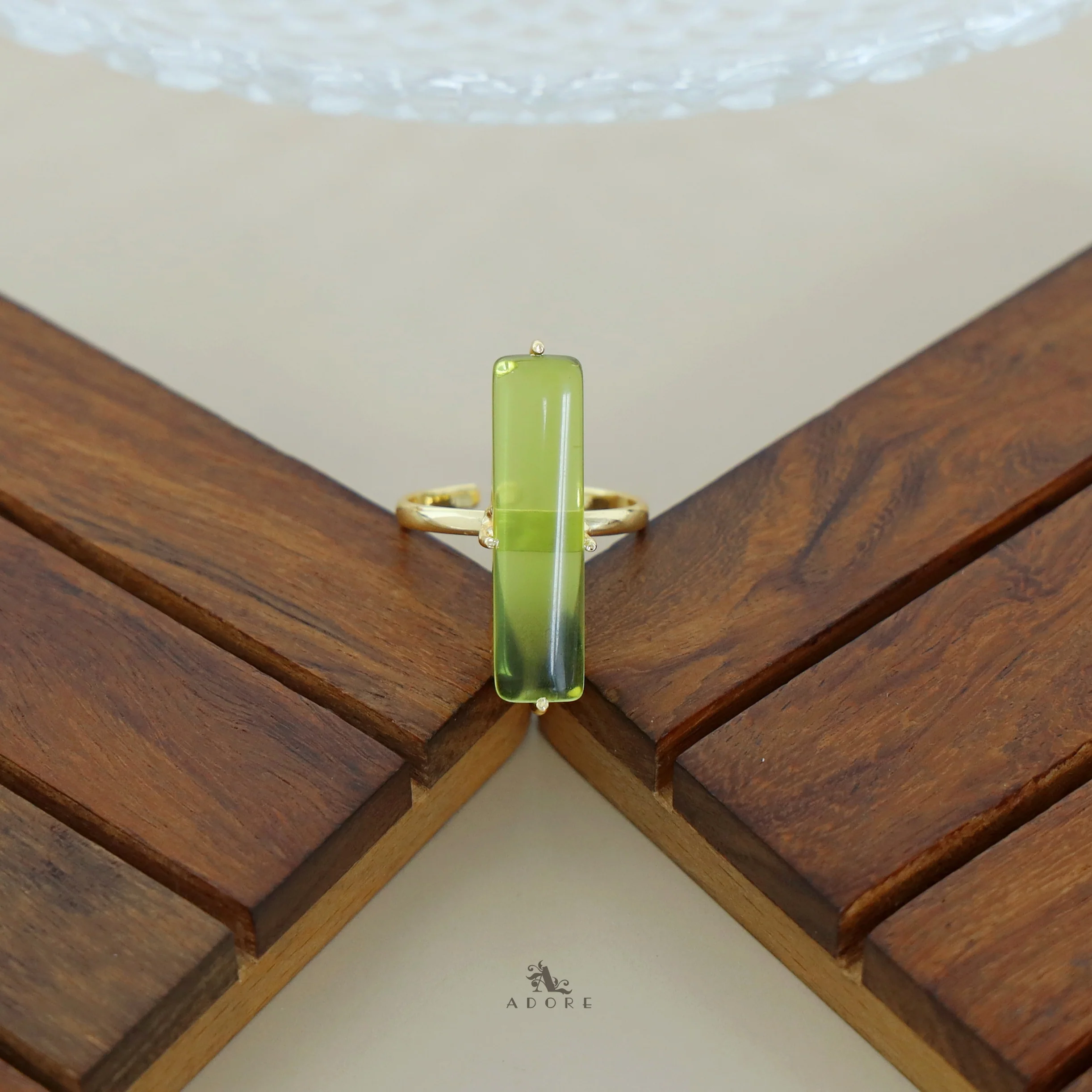 Jaarvi Glossy Rectangle Ring - Image 21