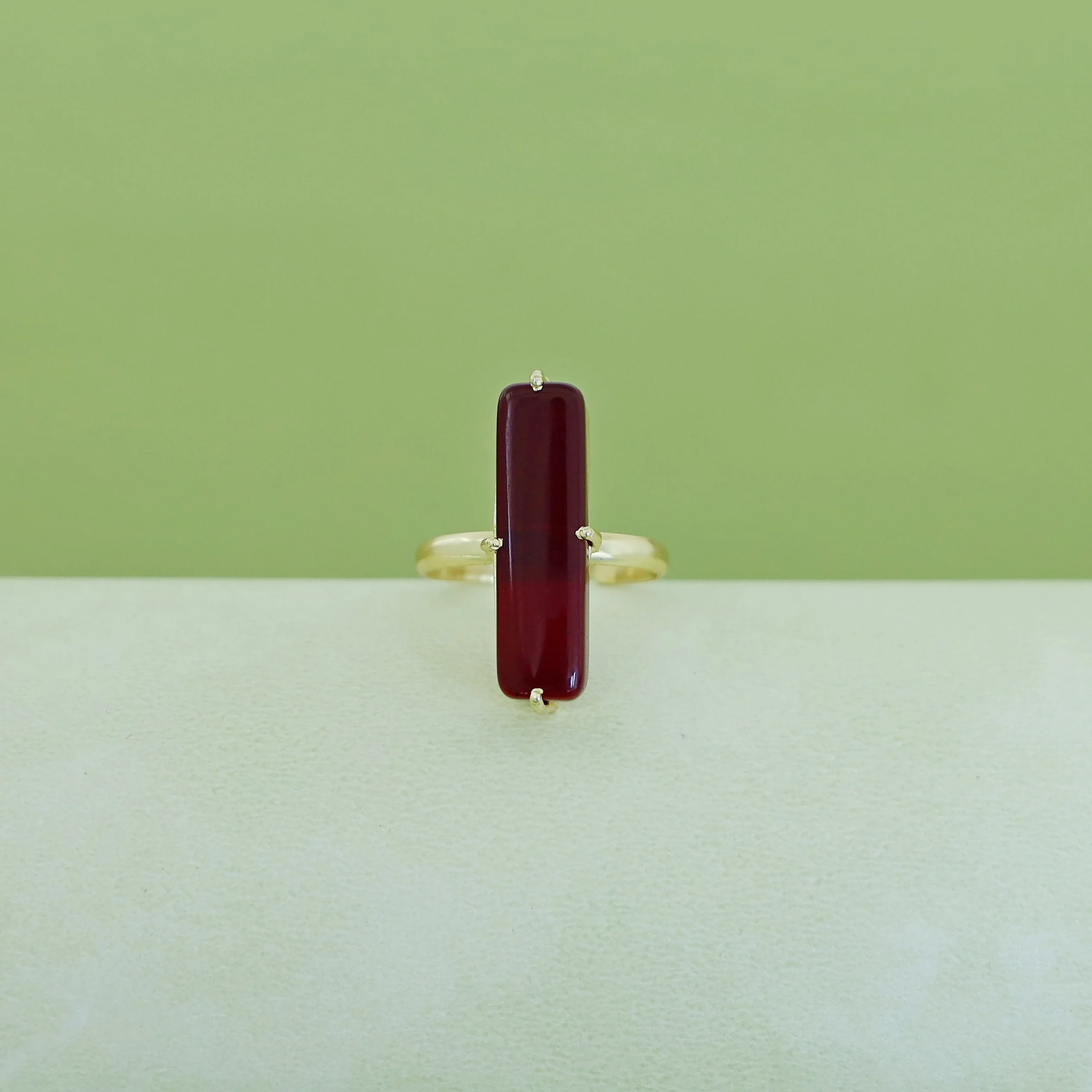 Jaarvi Glossy Rectangle Ring - Image 22