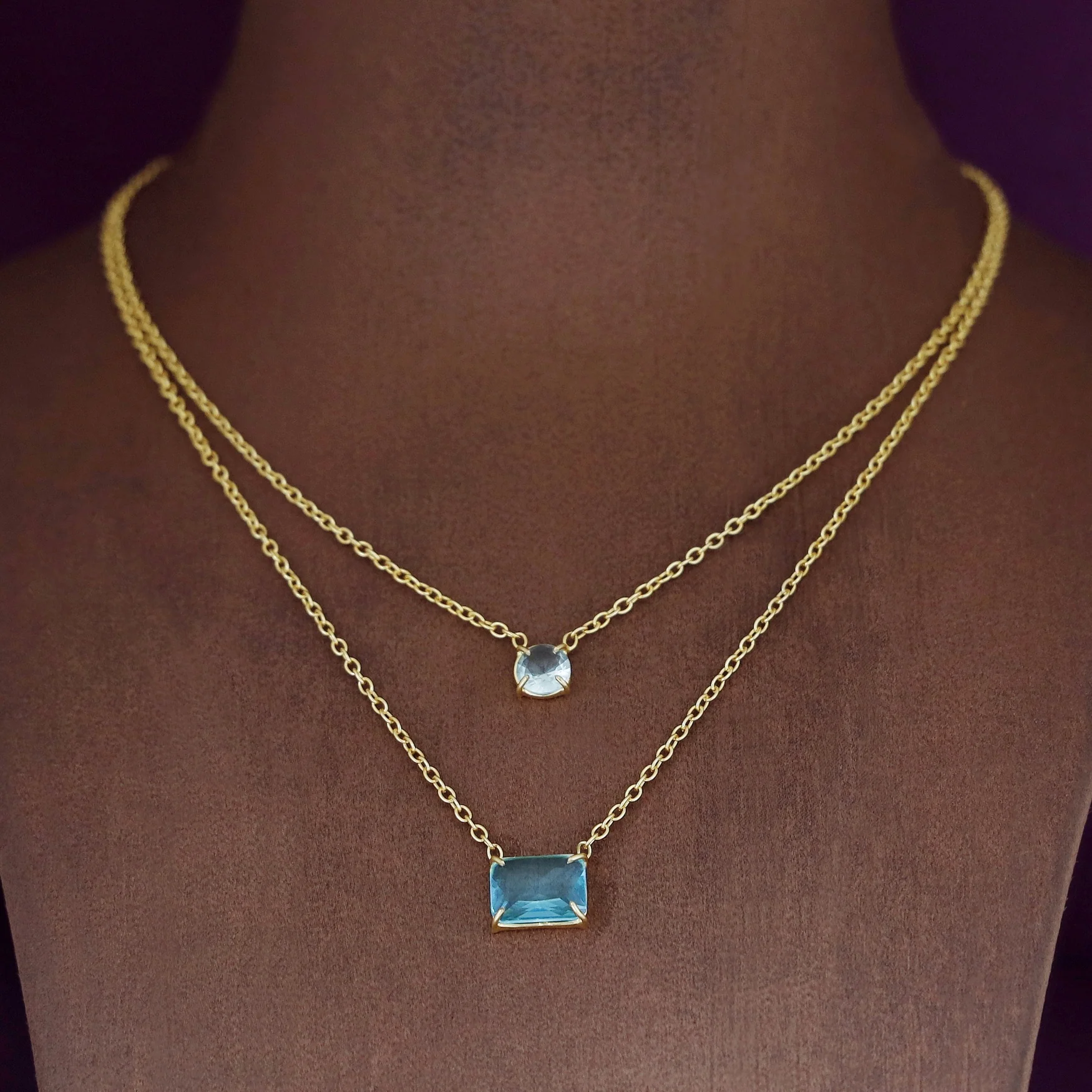 Jaime 2 Layer Glossy Claw Neckpiece - Image 9