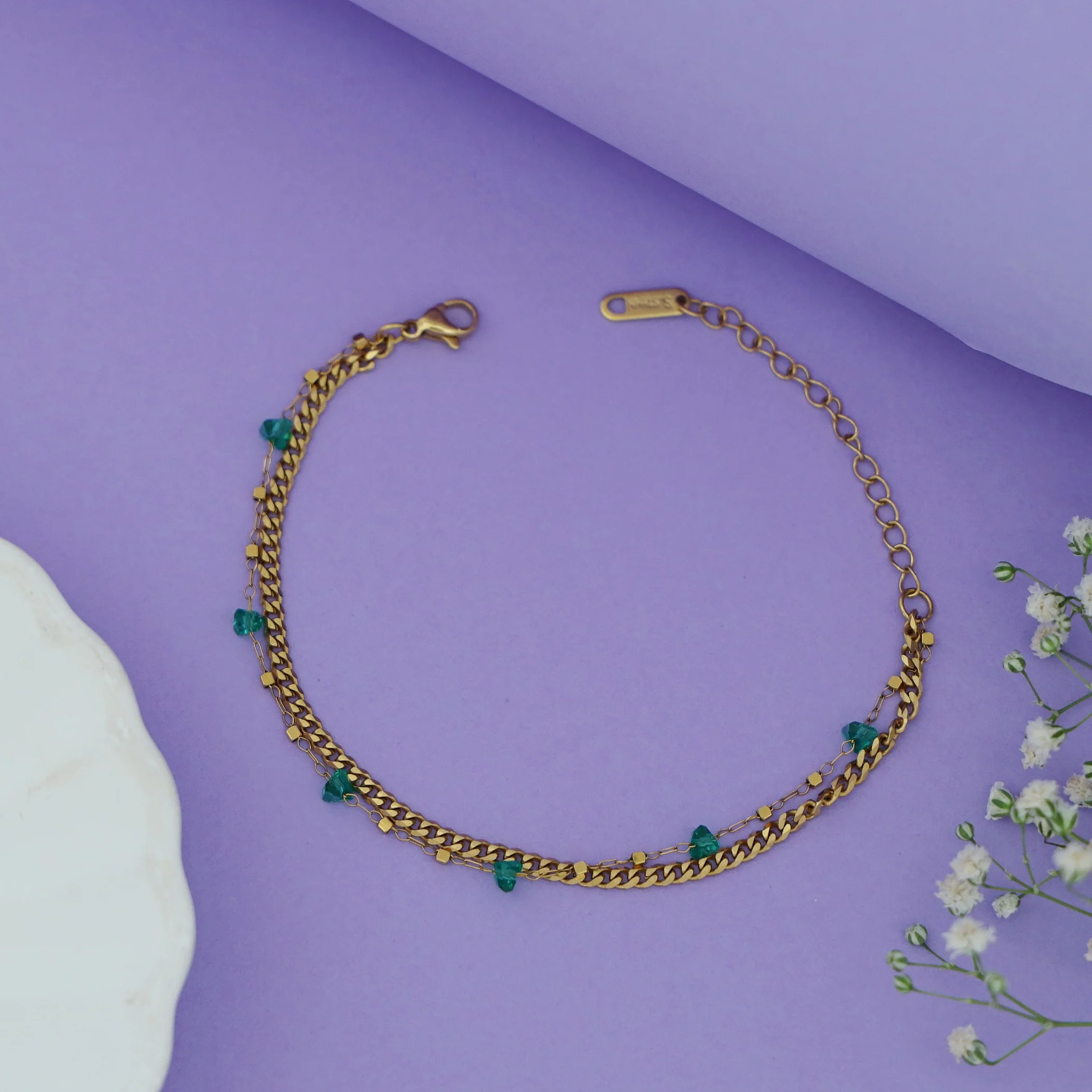 Jessie 2 layer Bead Bracelet - Image 2