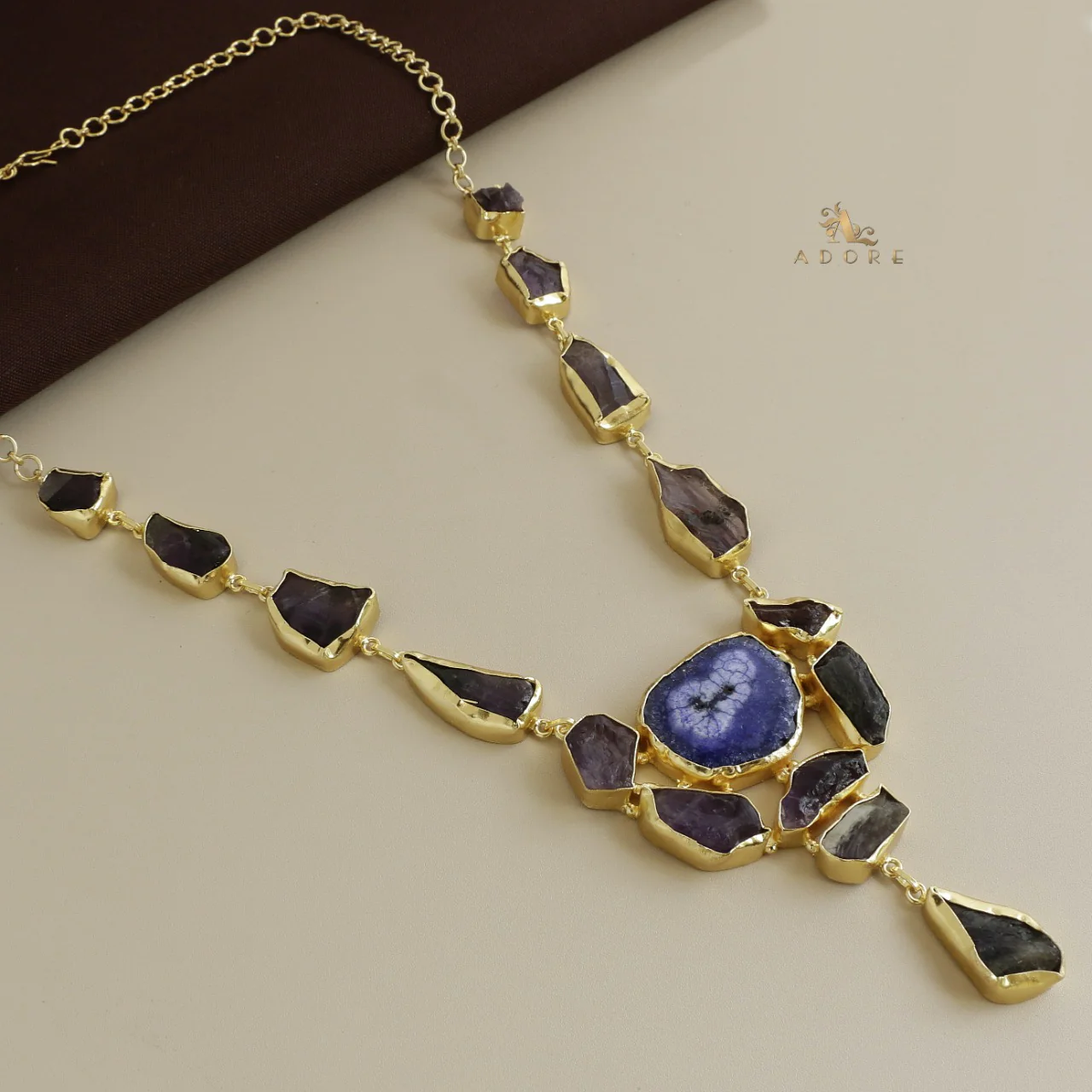 Jovika Raw Stone + Agate Neckpiece - Image 12