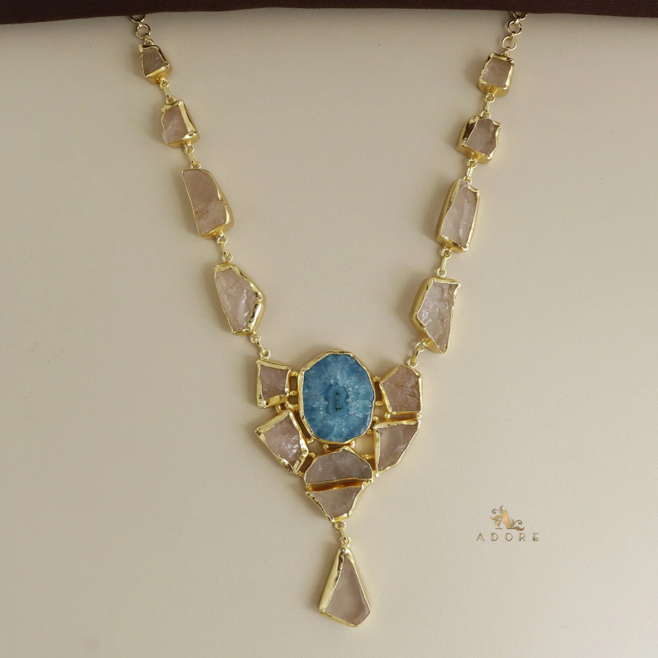Jovika Raw Stone + Agate Neckpiece - Image 14