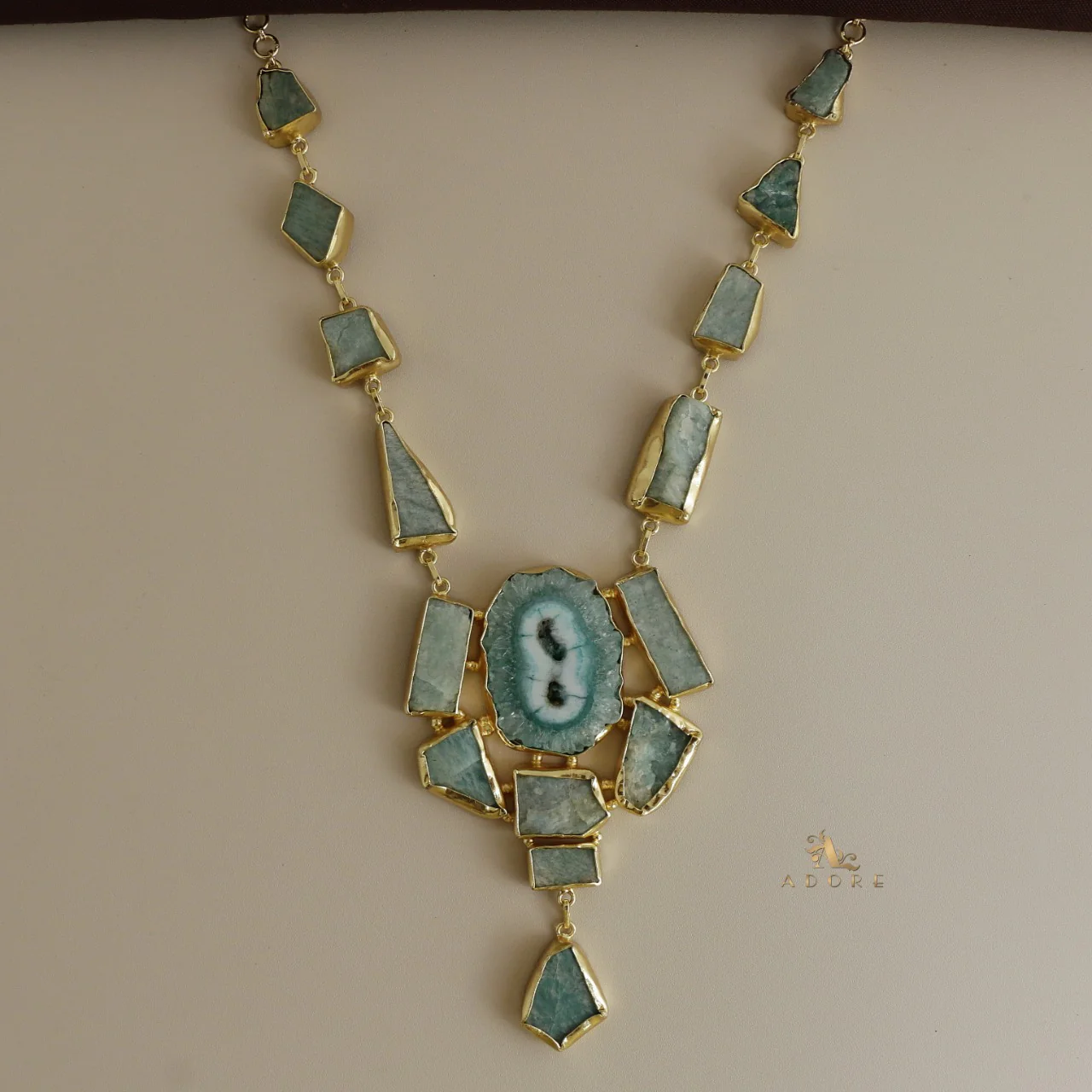 Jovika Raw Stone + Agate Neckpiece - Image 16