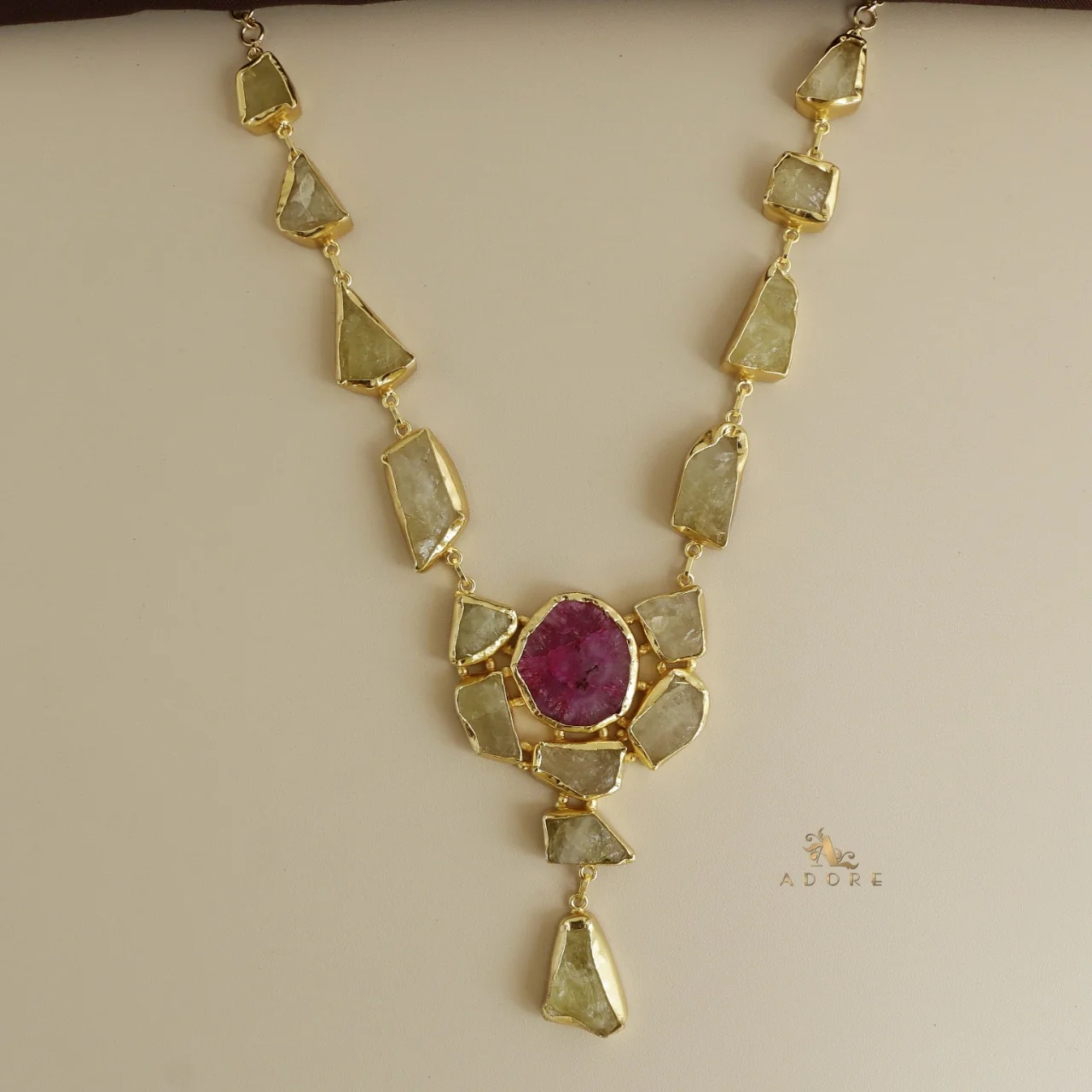 Jovika Raw Stone + Agate Neckpiece - Image 17