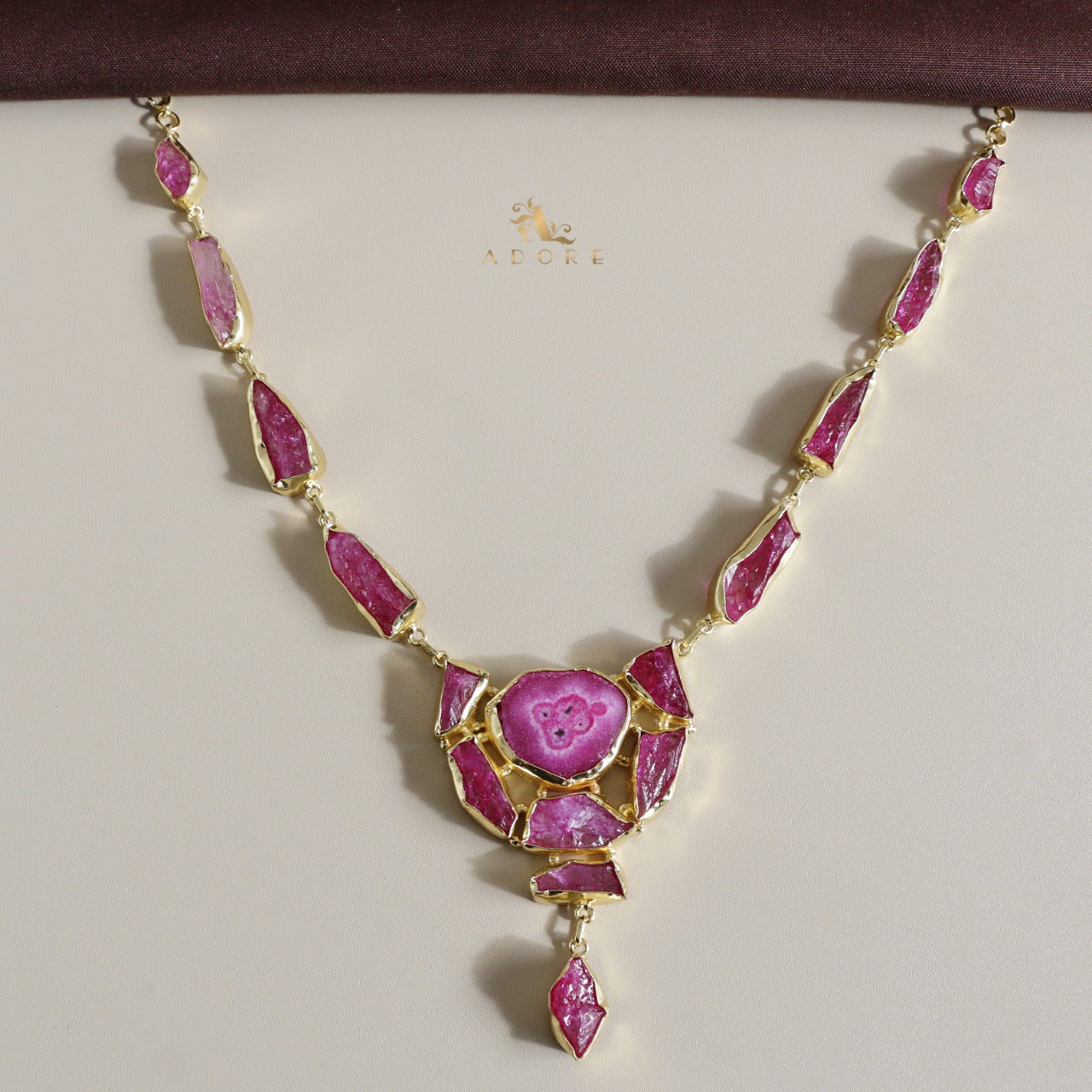 Jovika Raw Stone + Agate Neckpiece - Image 19
