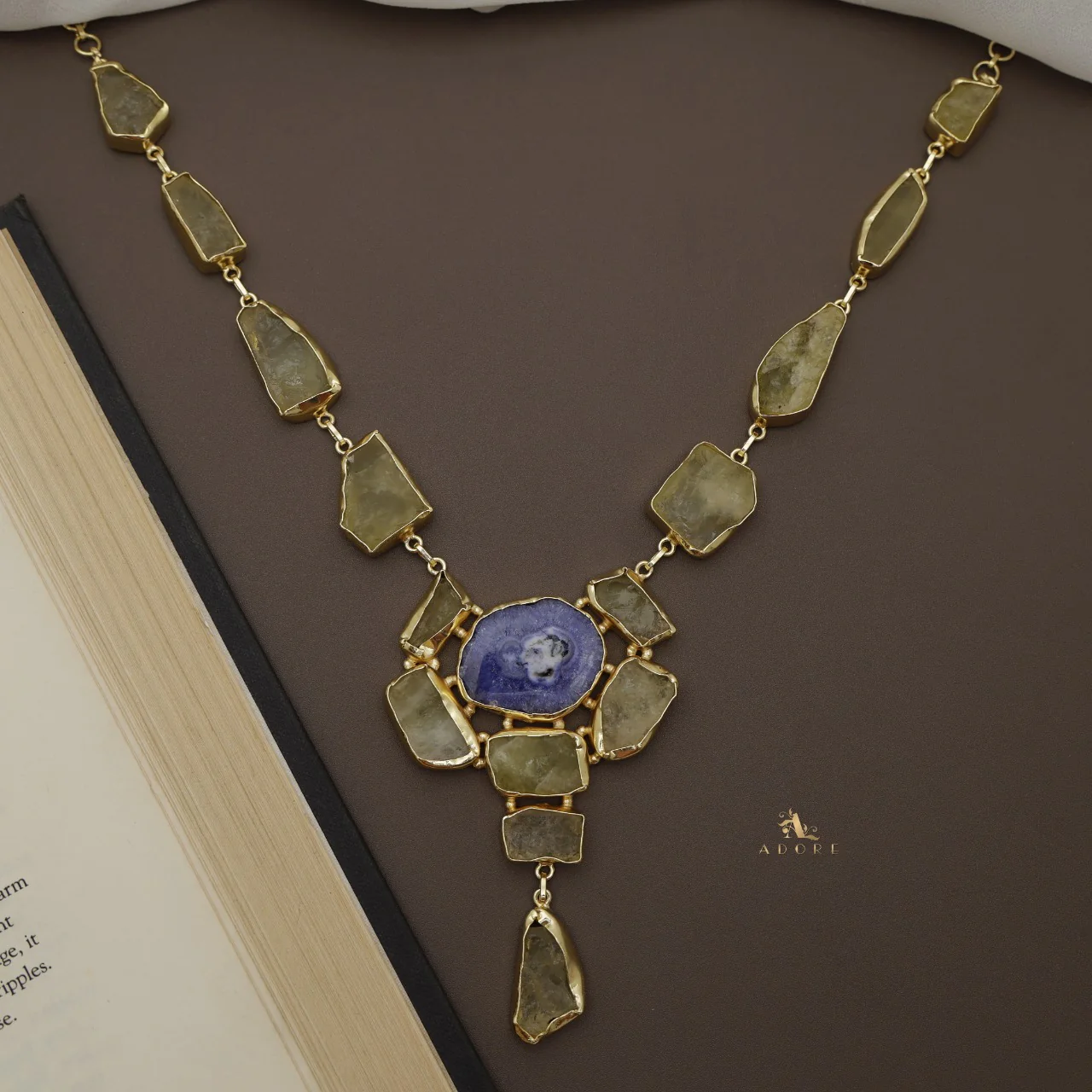 Jovika Raw Stone + Agate Neckpiece - Image 31