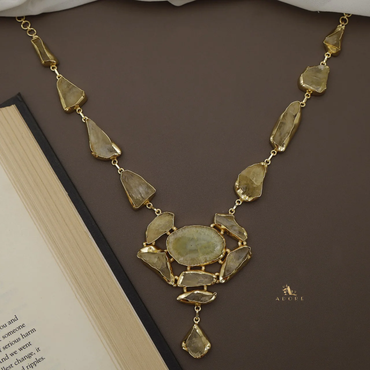 Jovika Raw Stone + Agate Neckpiece - Image 32