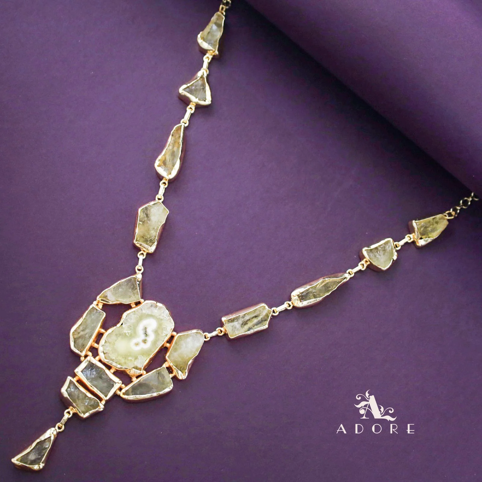 Jovika Raw Stone + Agate Neckpiece - Image 38
