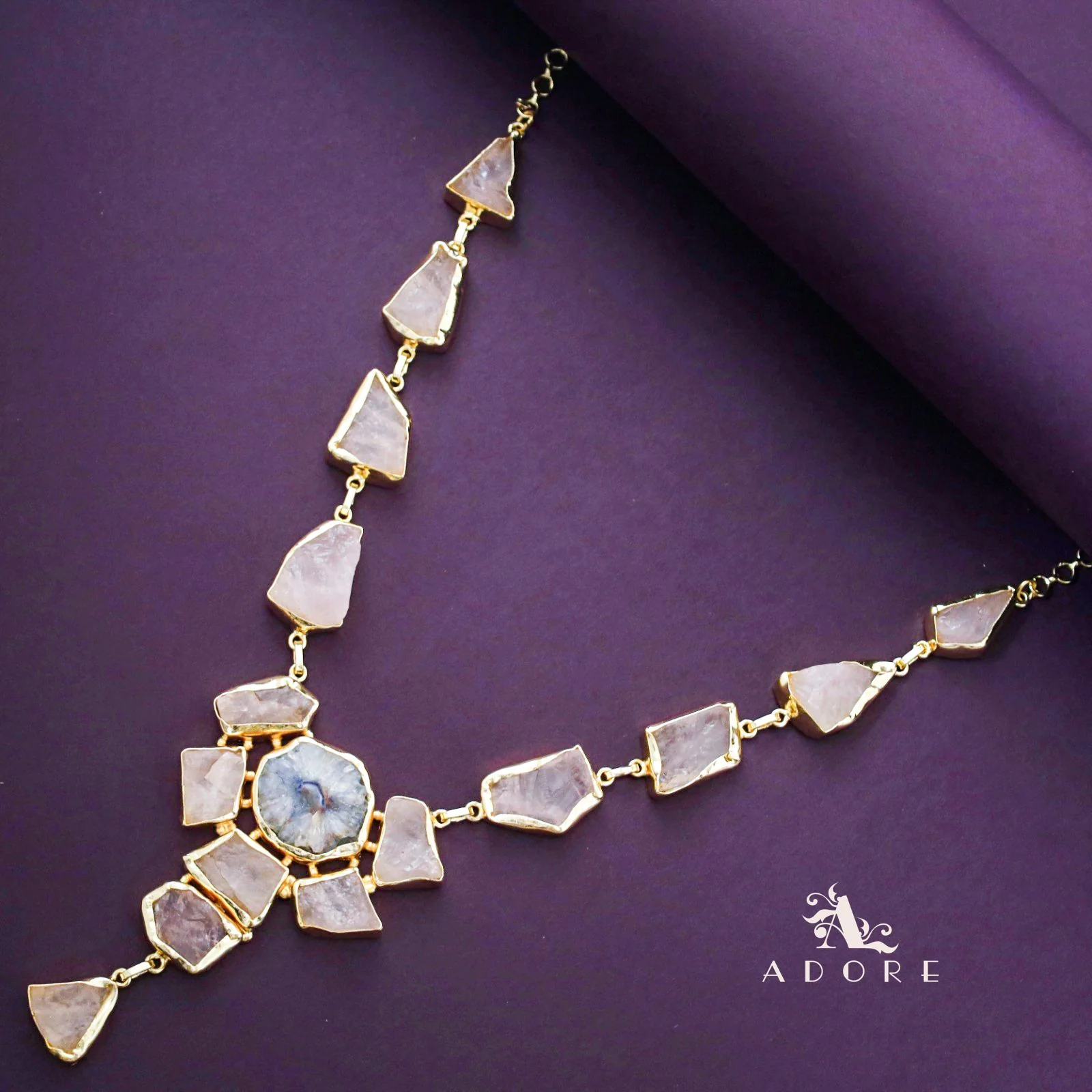Jovika Raw Stone + Agate Neckpiece - Image 39