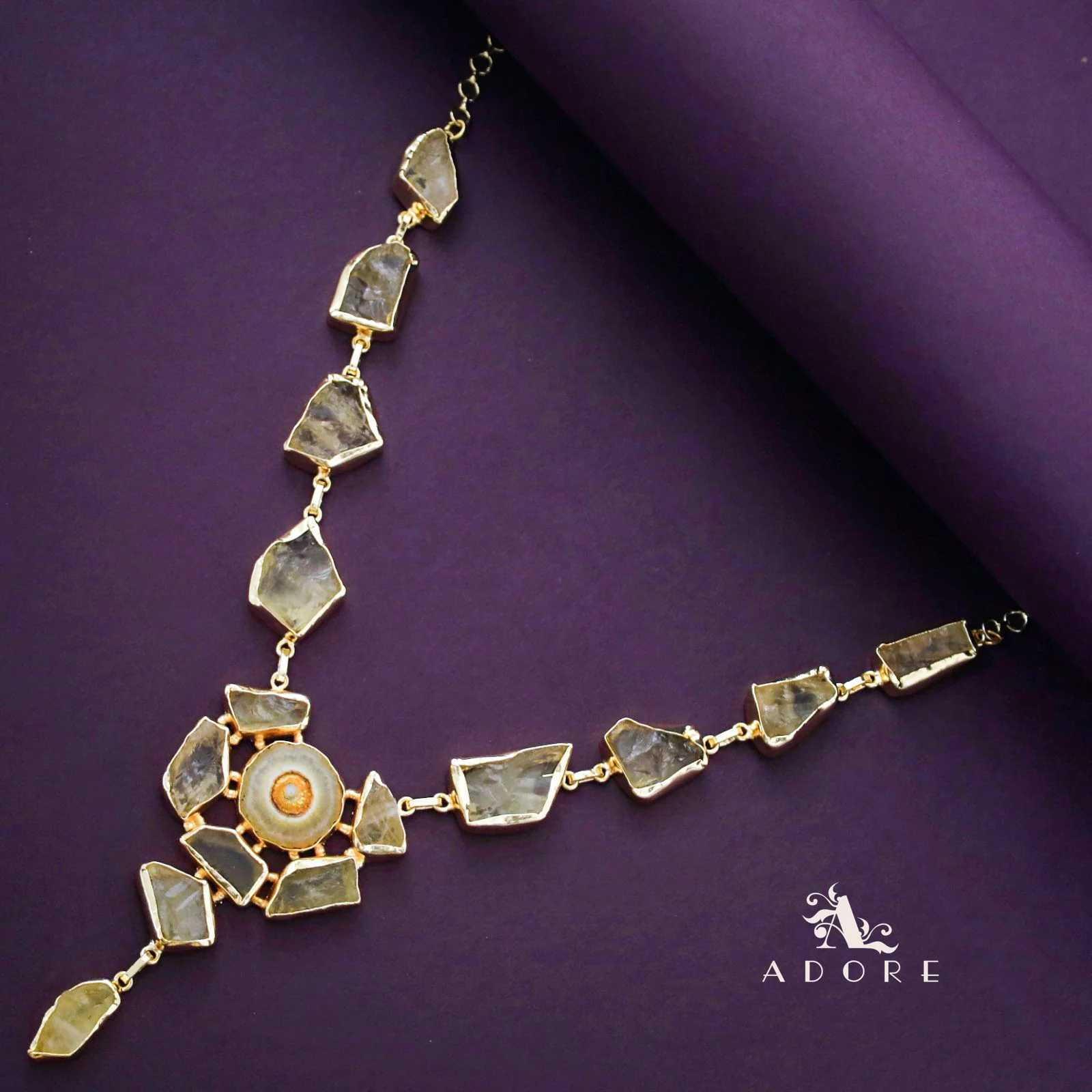 Jovika Raw Stone + Agate Neckpiece - Image 40