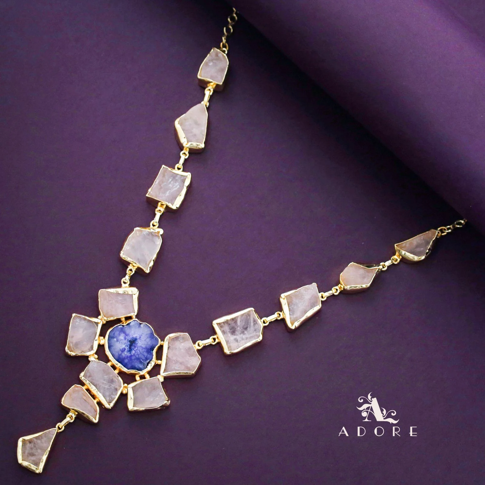Jovika Raw Stone + Agate Neckpiece - Image 41