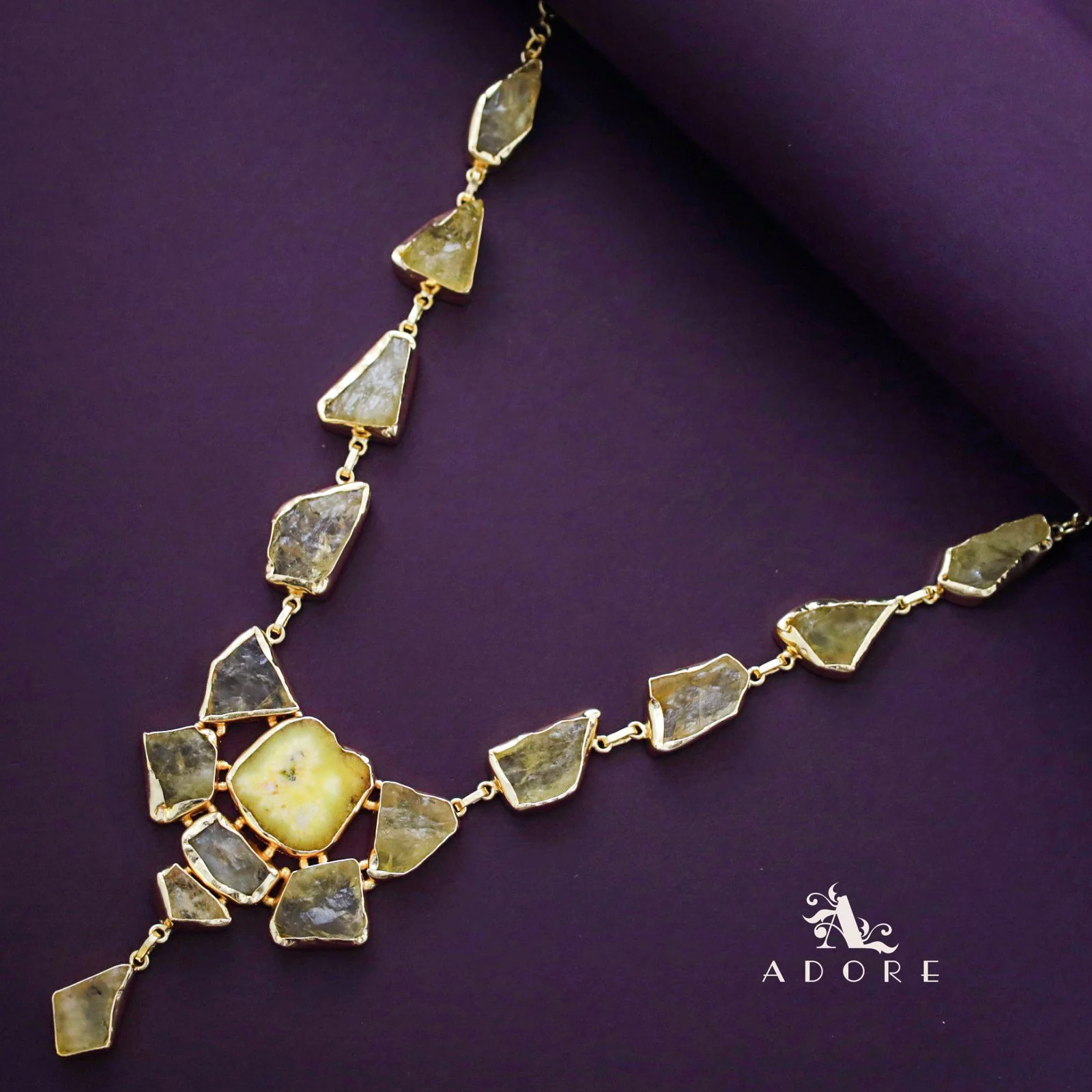 Jovika Raw Stone + Agate Neckpiece - Image 42
