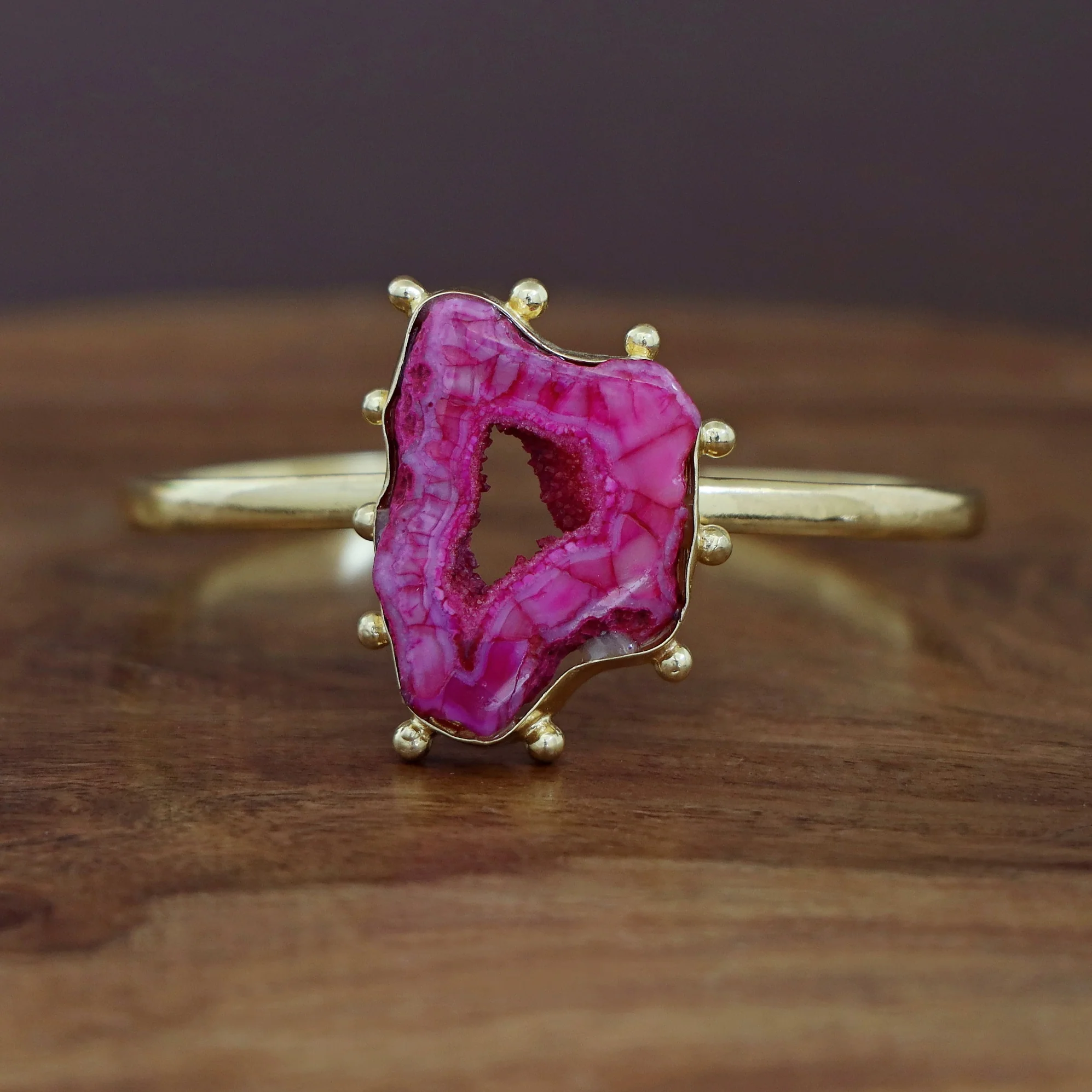 Kaeli Agate Stone Bangle - Image 12
