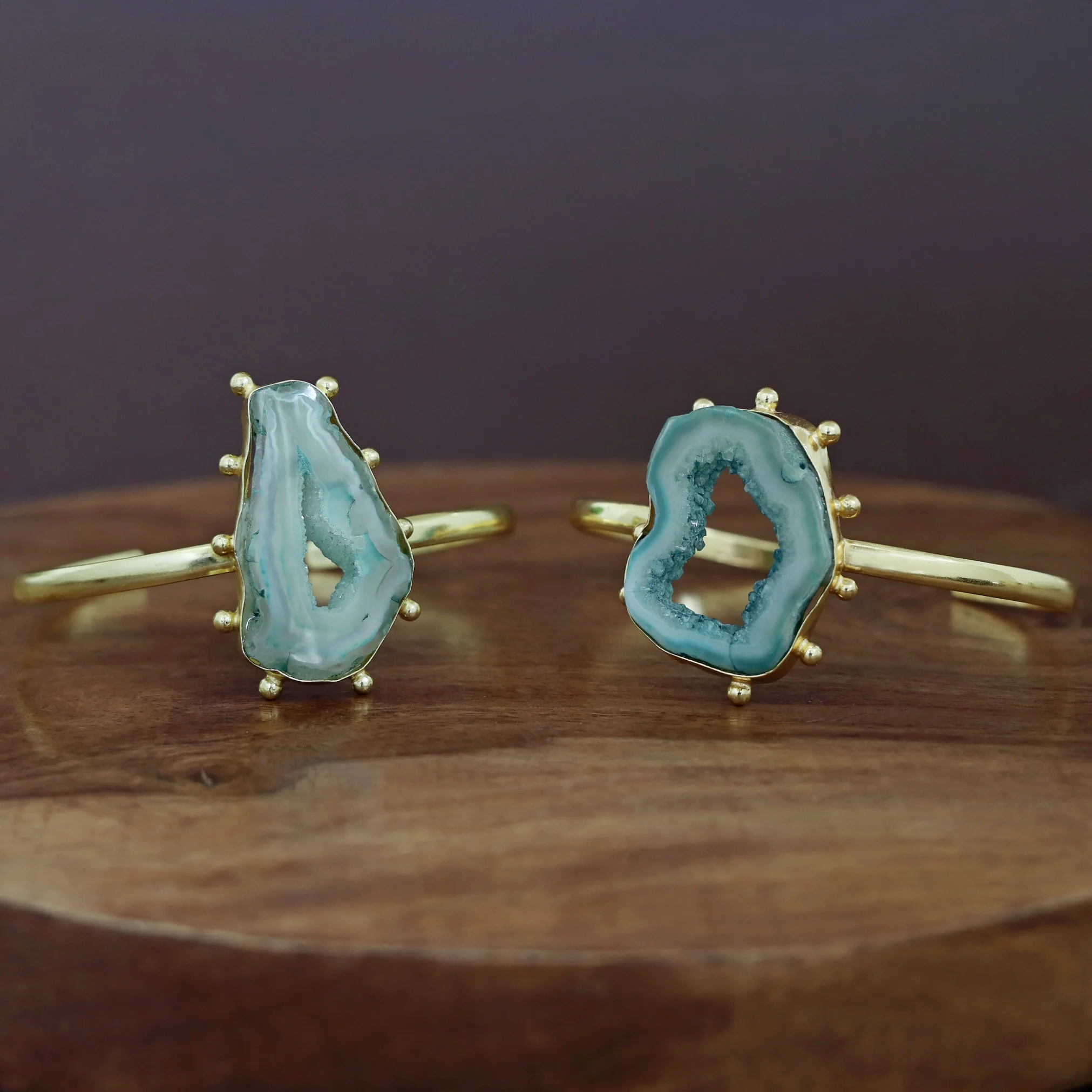 Kaeli Agate Stone Bangle - Image 9