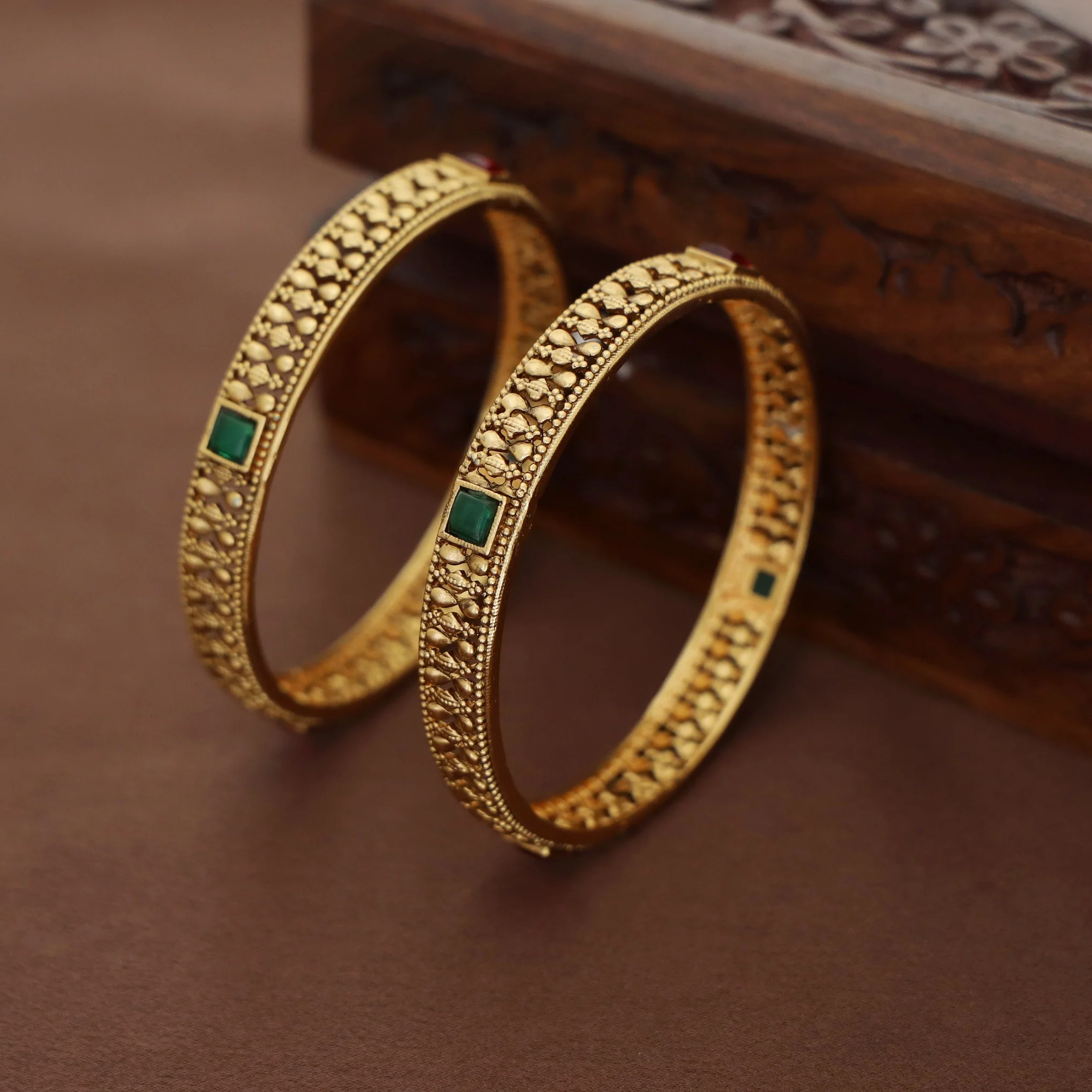 Kanchana Square Bangle (Set Of 2) - Image 5