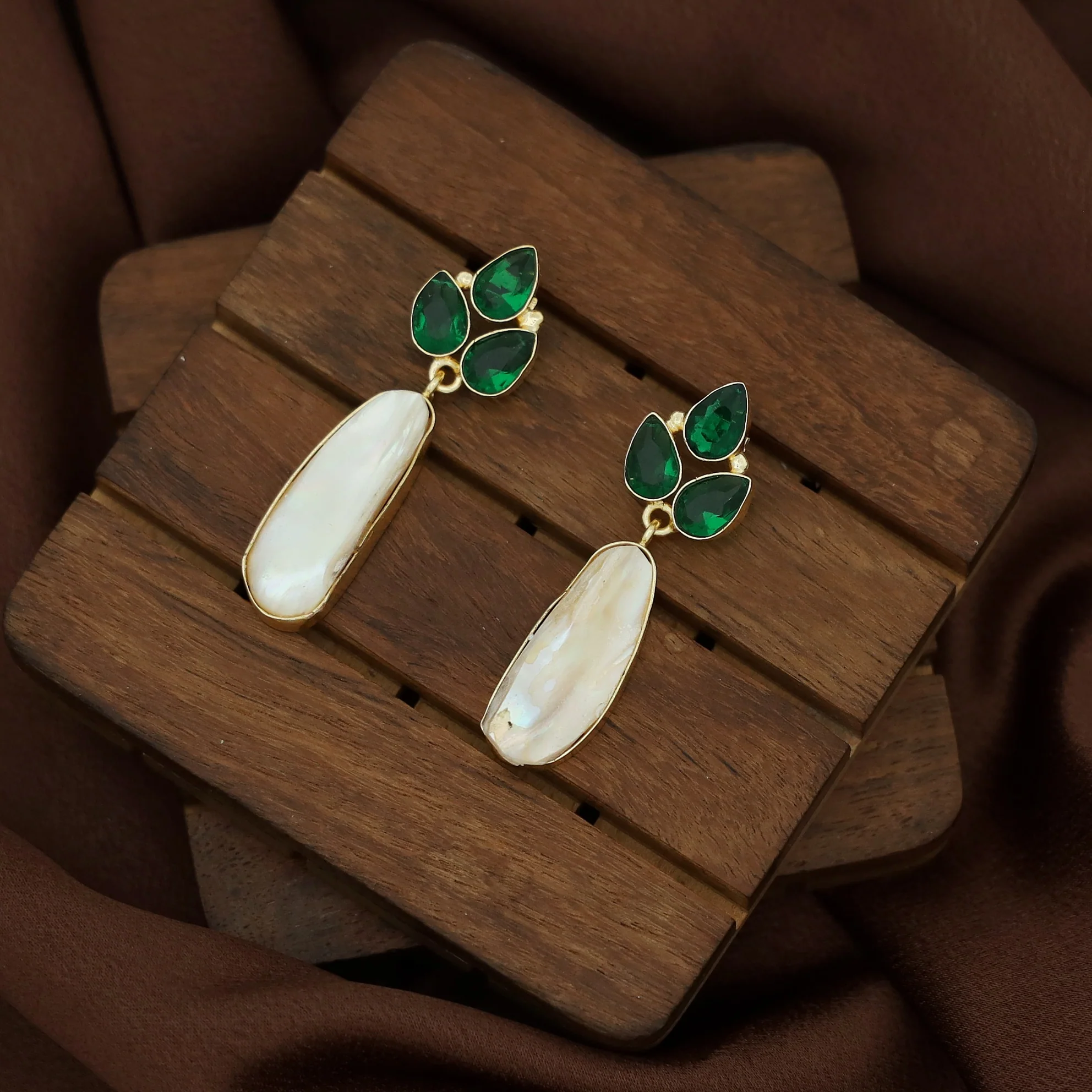 Kaniya Real Baroque Tri Glossy Earring - Image 9