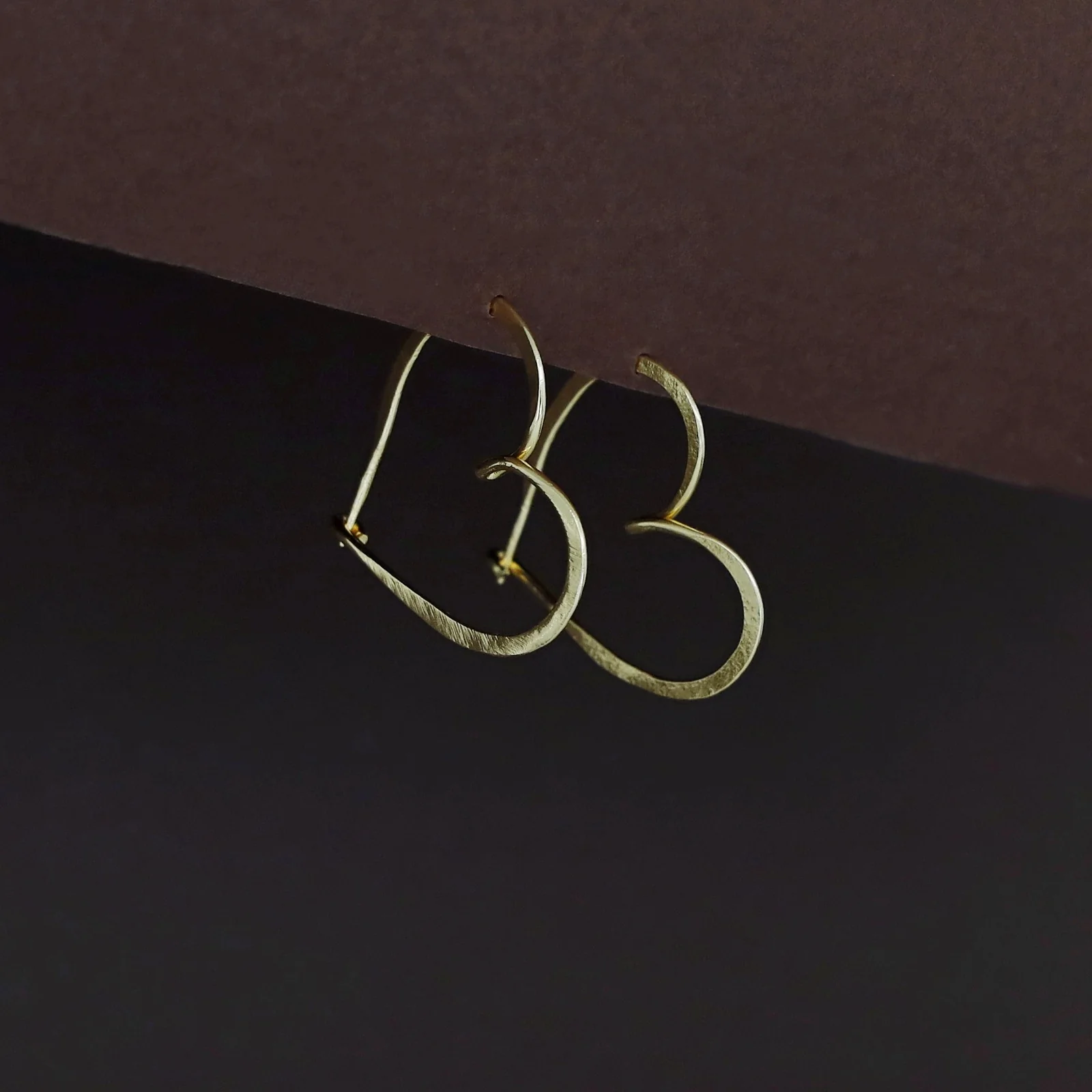 Katarine Golden Heart Hoop - Image 2