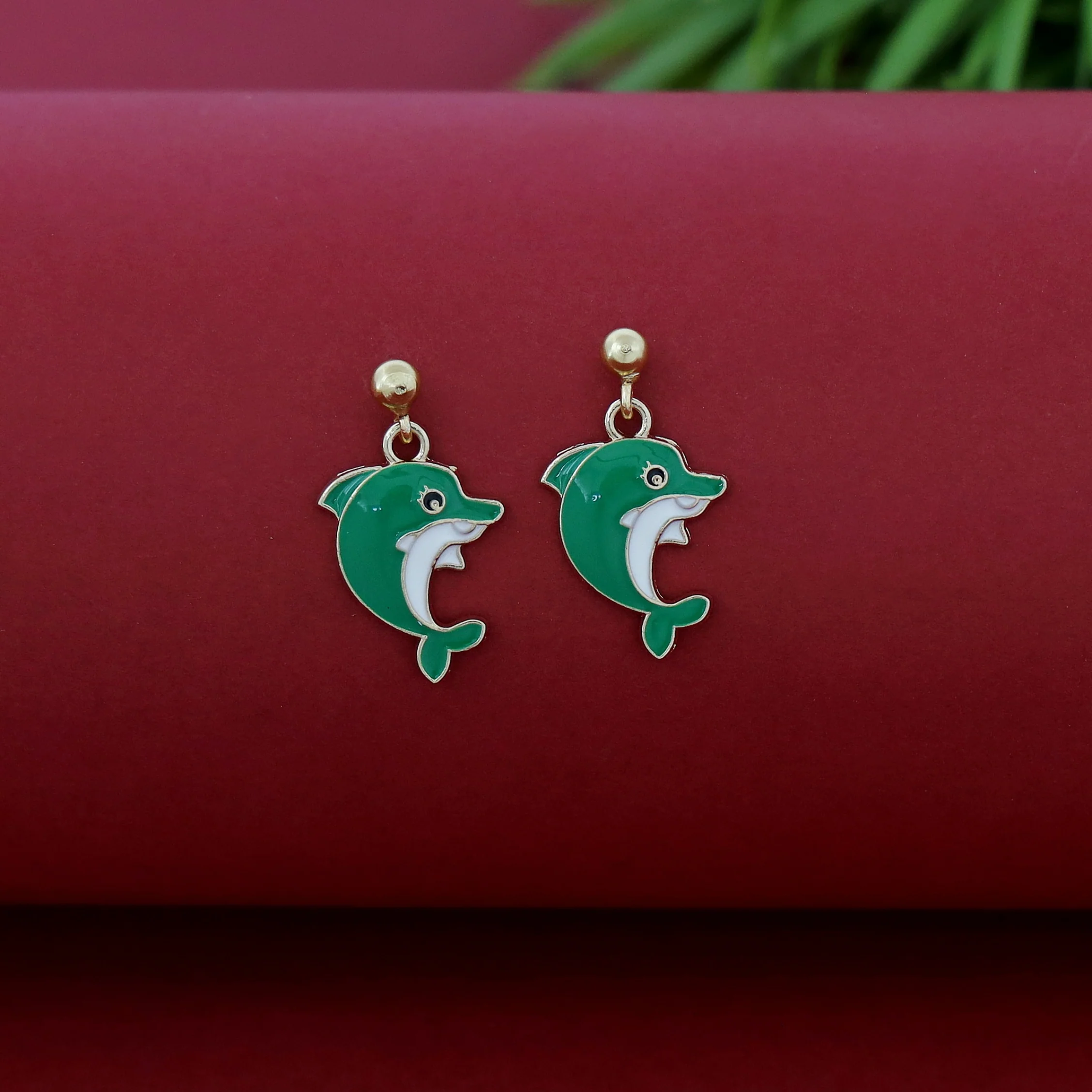 Kids Charm Tiny Dolphin Earring - Image 5