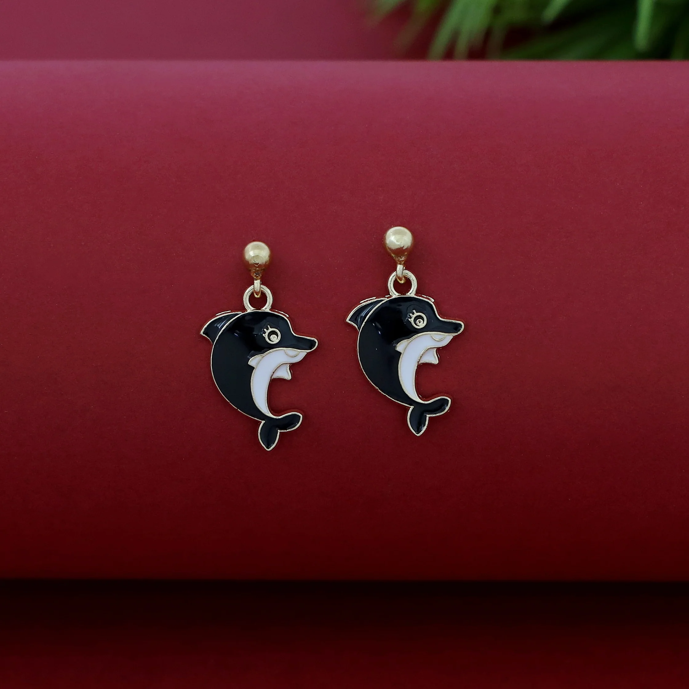 Kids Charm Tiny Dolphin Earring - Image 6