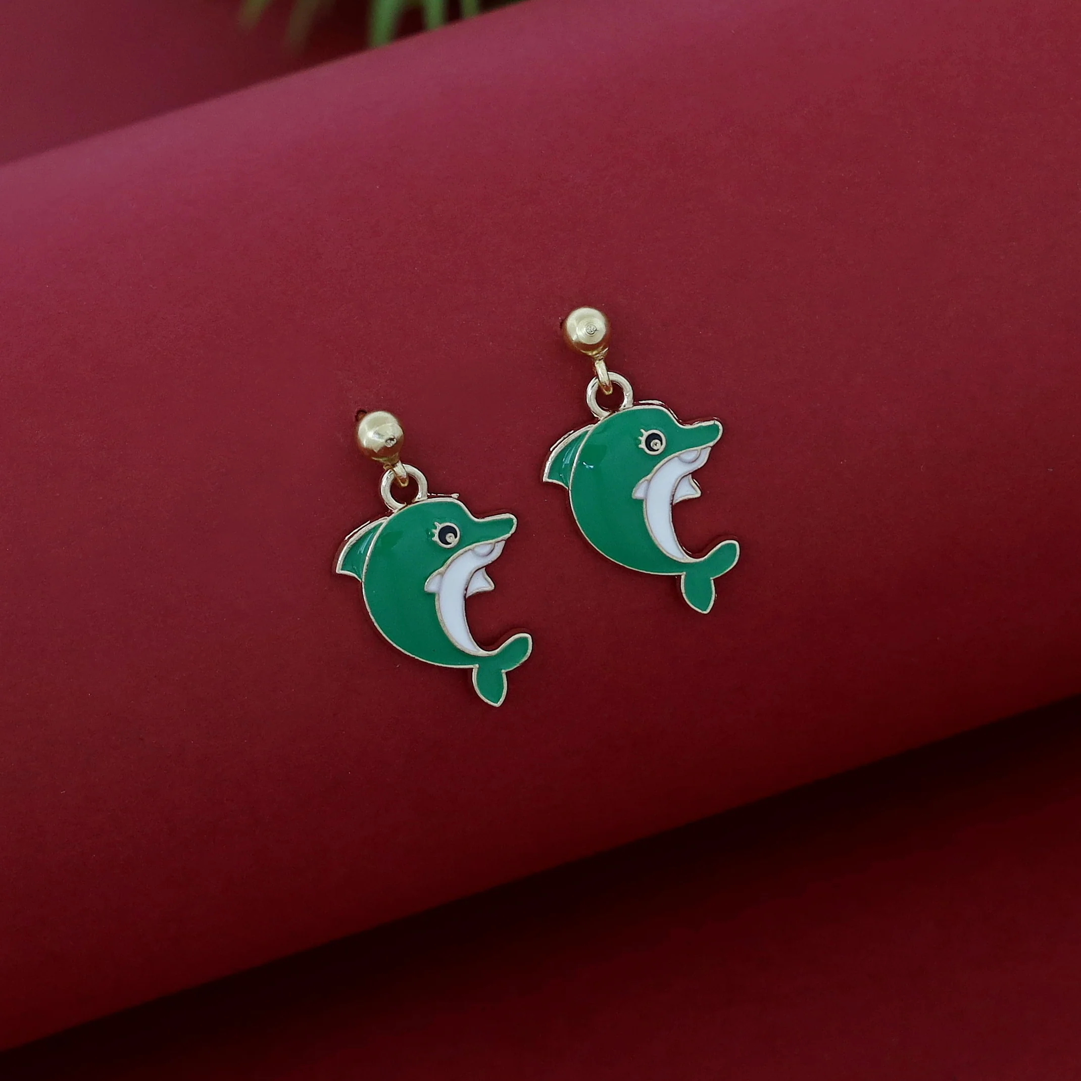Kids Charm Tiny Dolphin Earring - Image 7