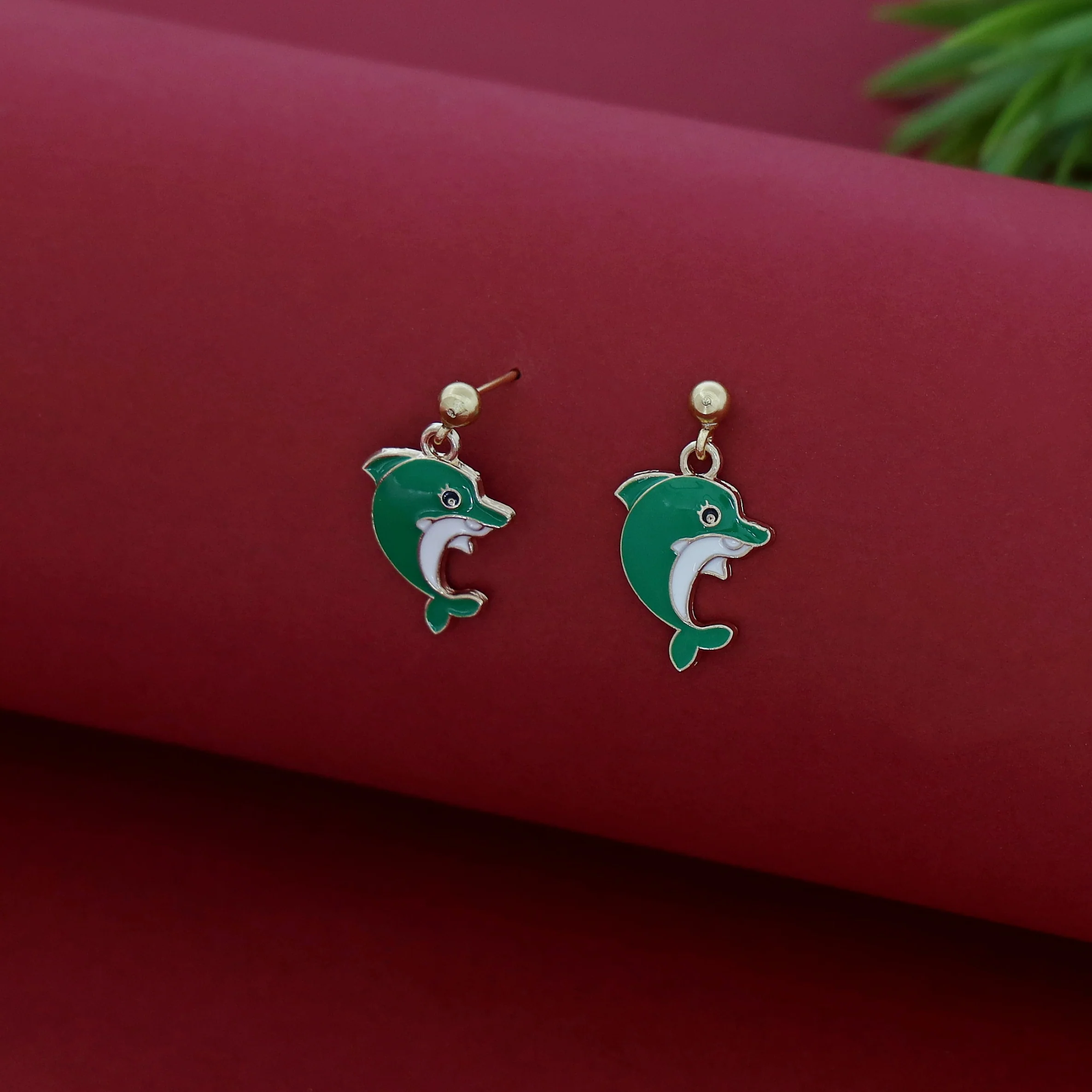 Kids Charm Tiny Dolphin Earring - Image 8
