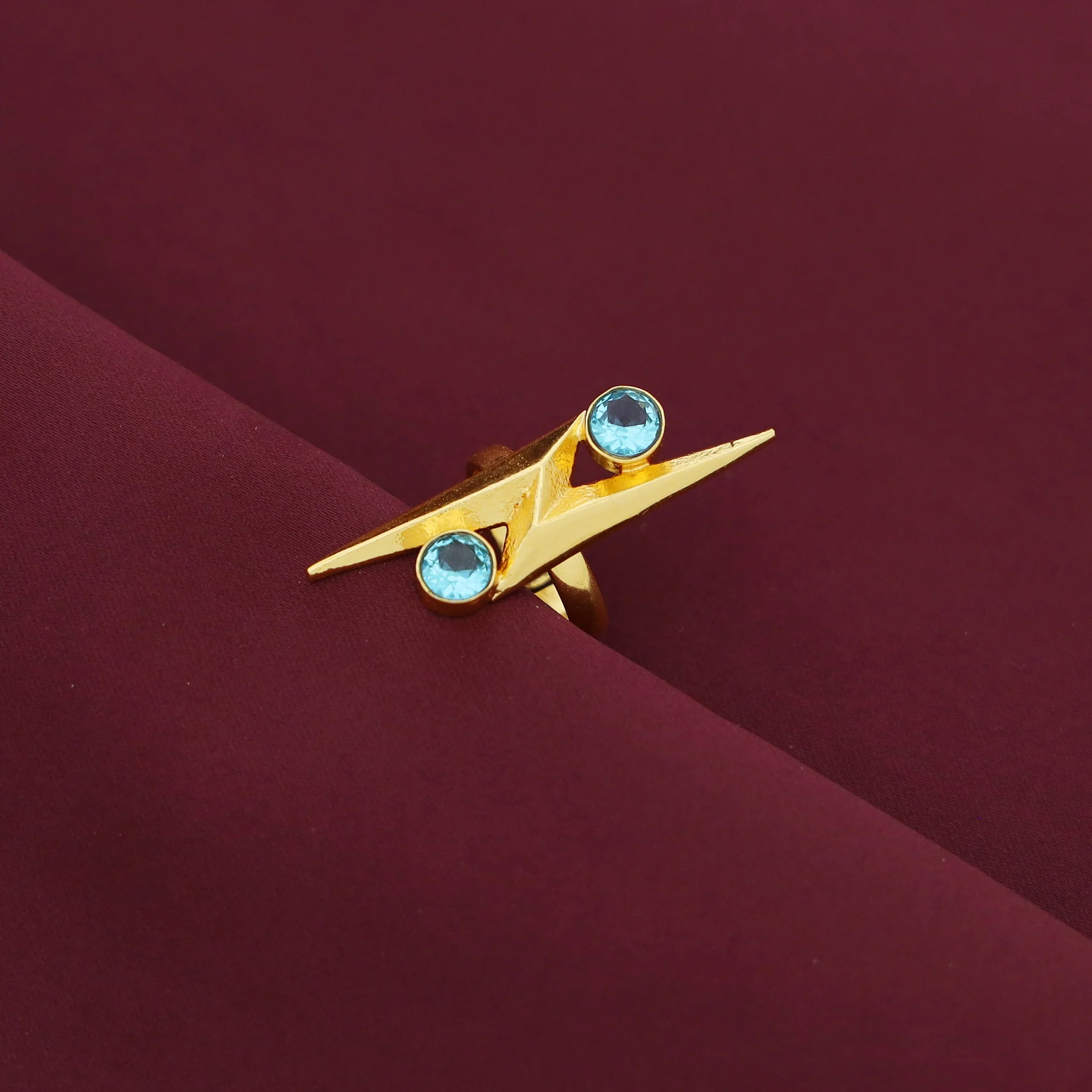 Isaline Lightning Dual Glossy Ring - Image 3