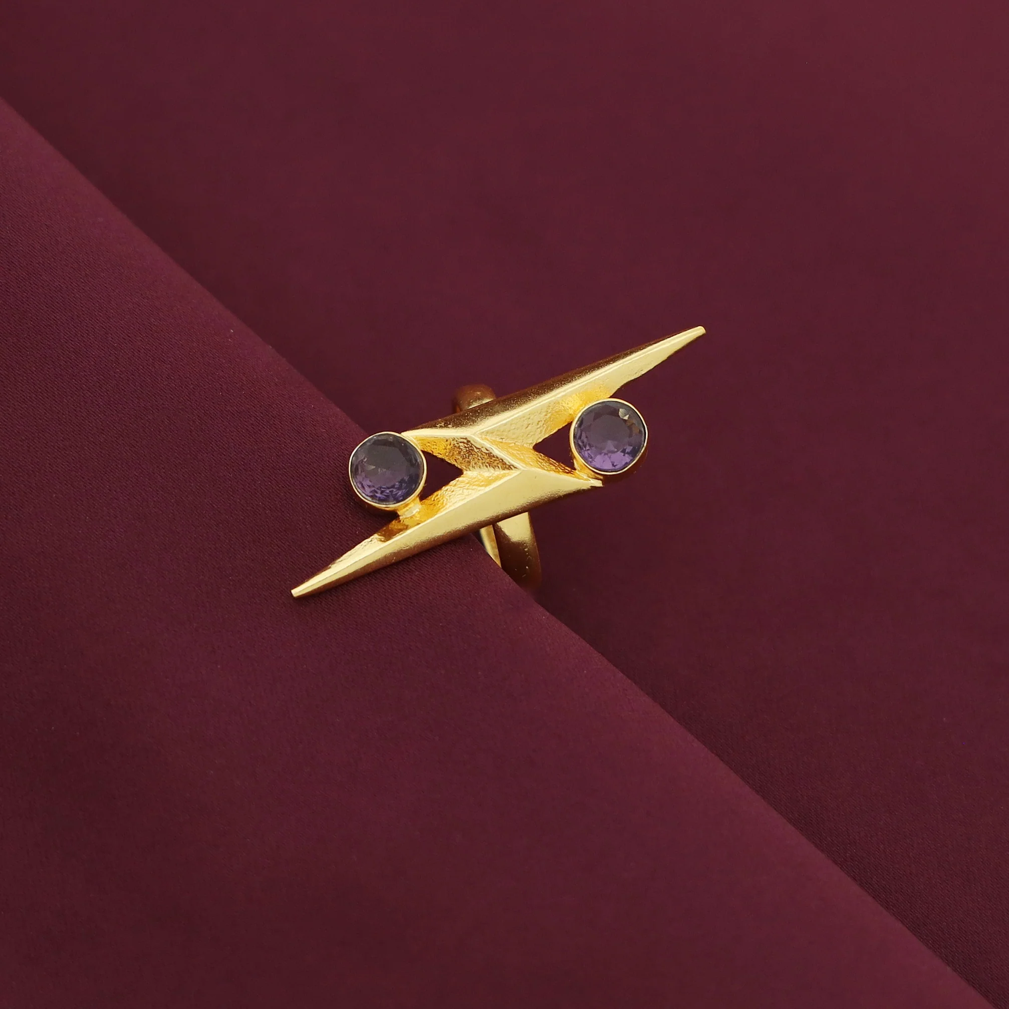 Isaline Lightning Dual Glossy Ring - Image 5