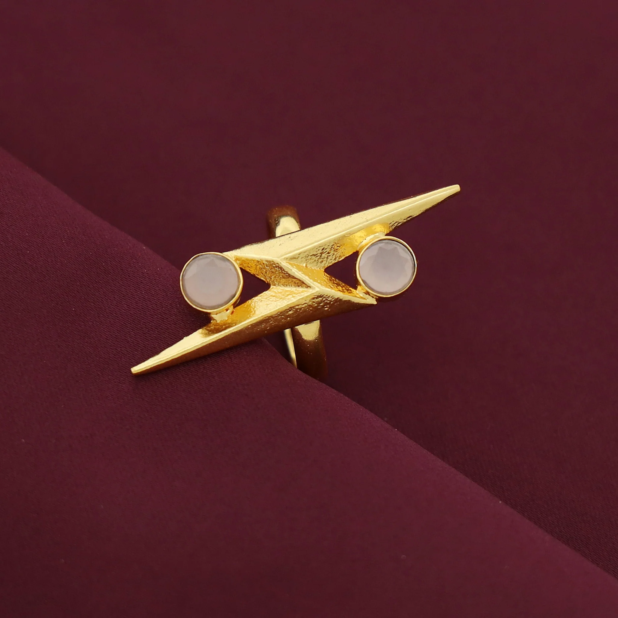 Isaline Lightning Dual Glossy Ring - Image 6
