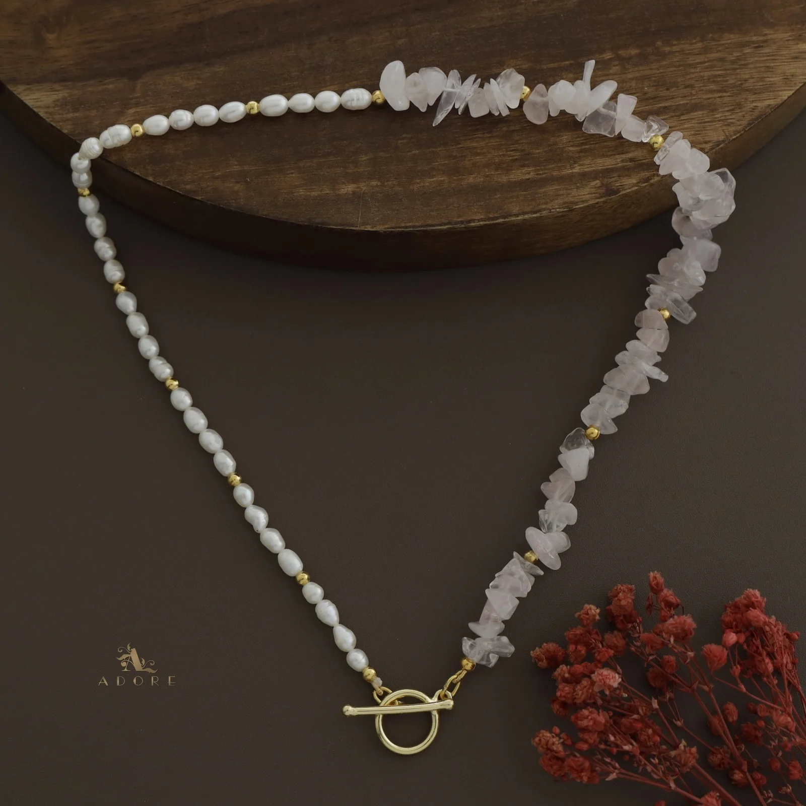 Lavendria Raw Stone + Baroque Neckpiece - Image 3