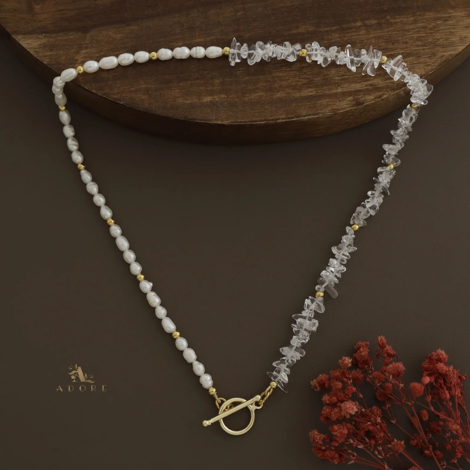 Lavendria Raw Stone + Baroque Neckpiece - Image 4