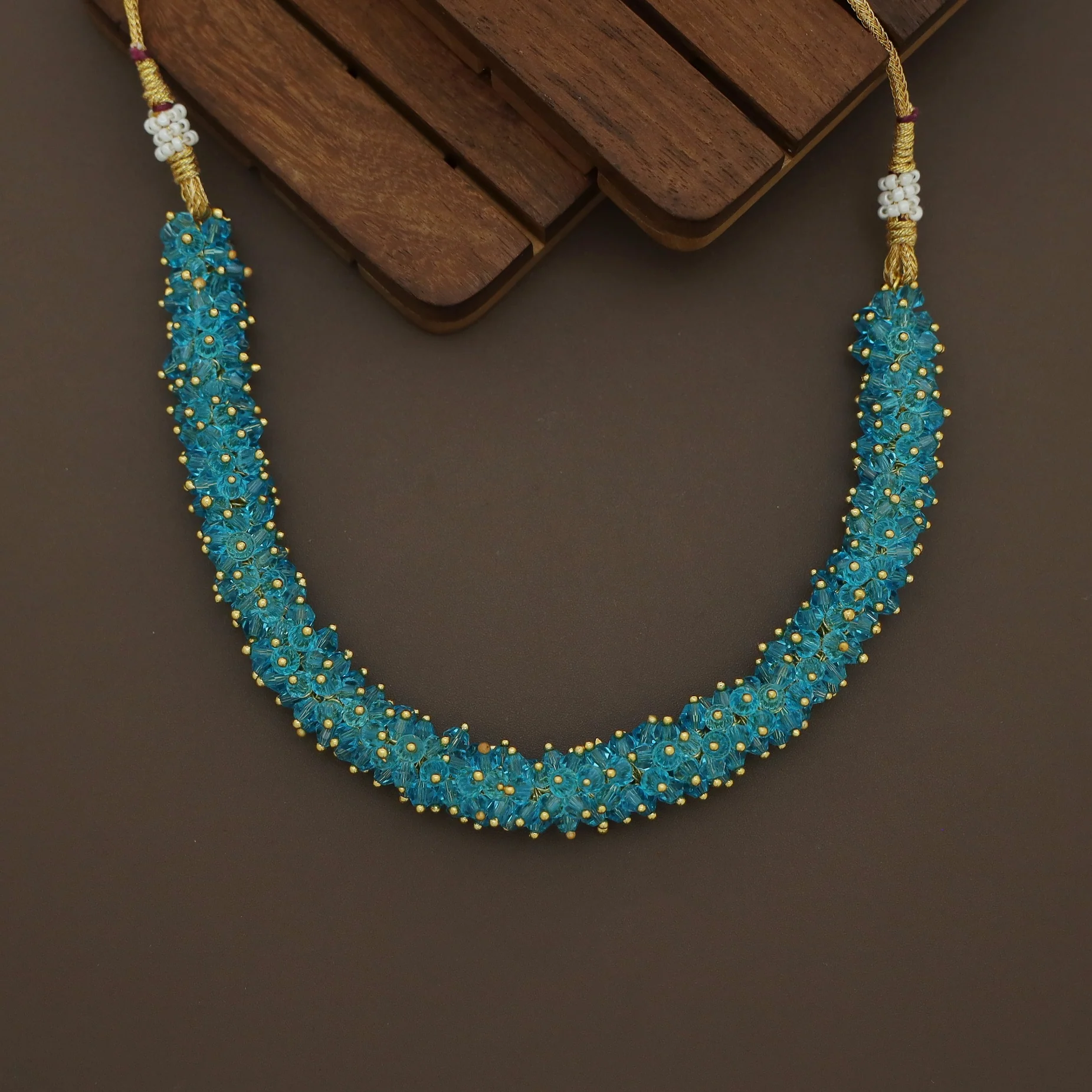Lavinia Beads Short Neckpiece - Image 2