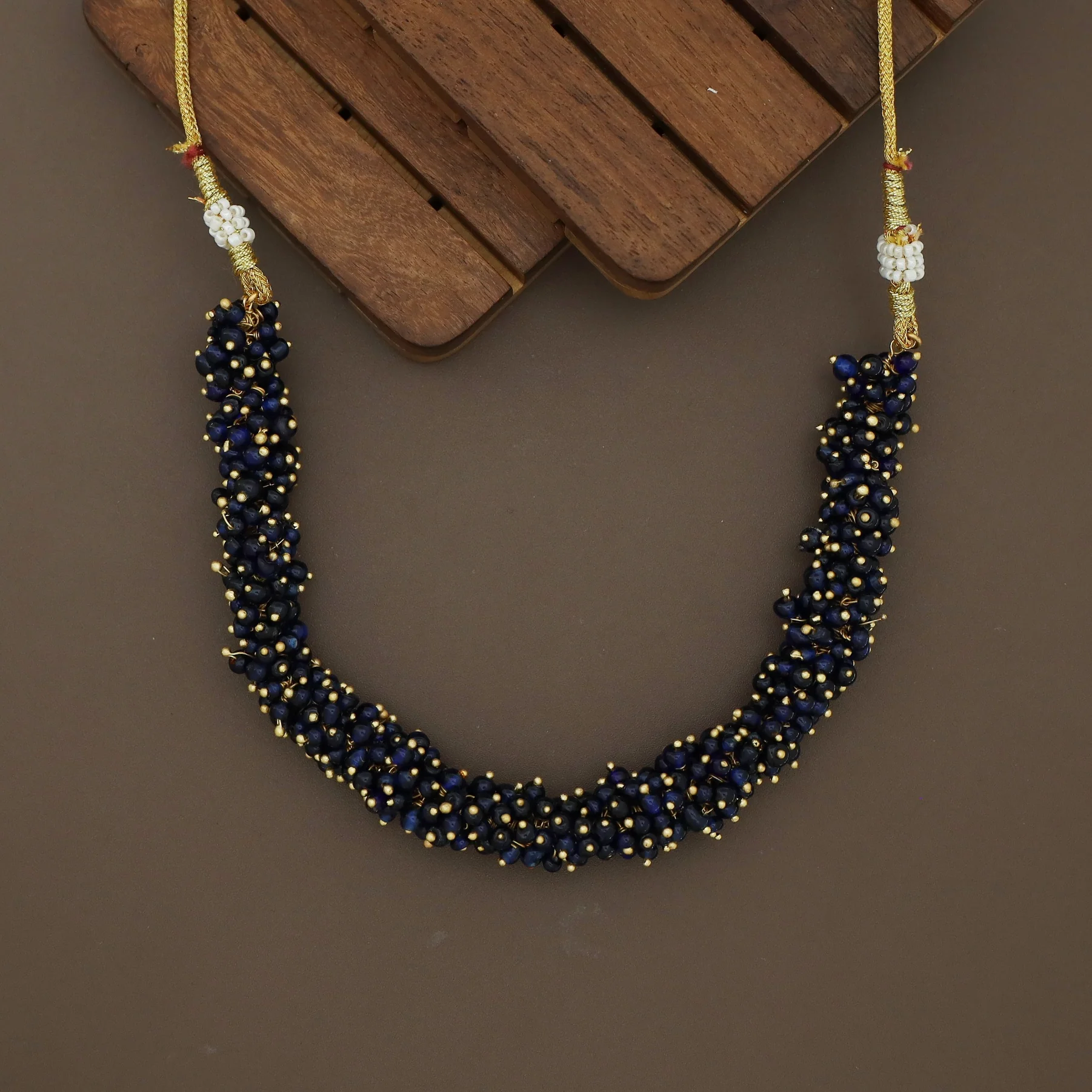 Lavinia Beads Short Neckpiece - Image 3