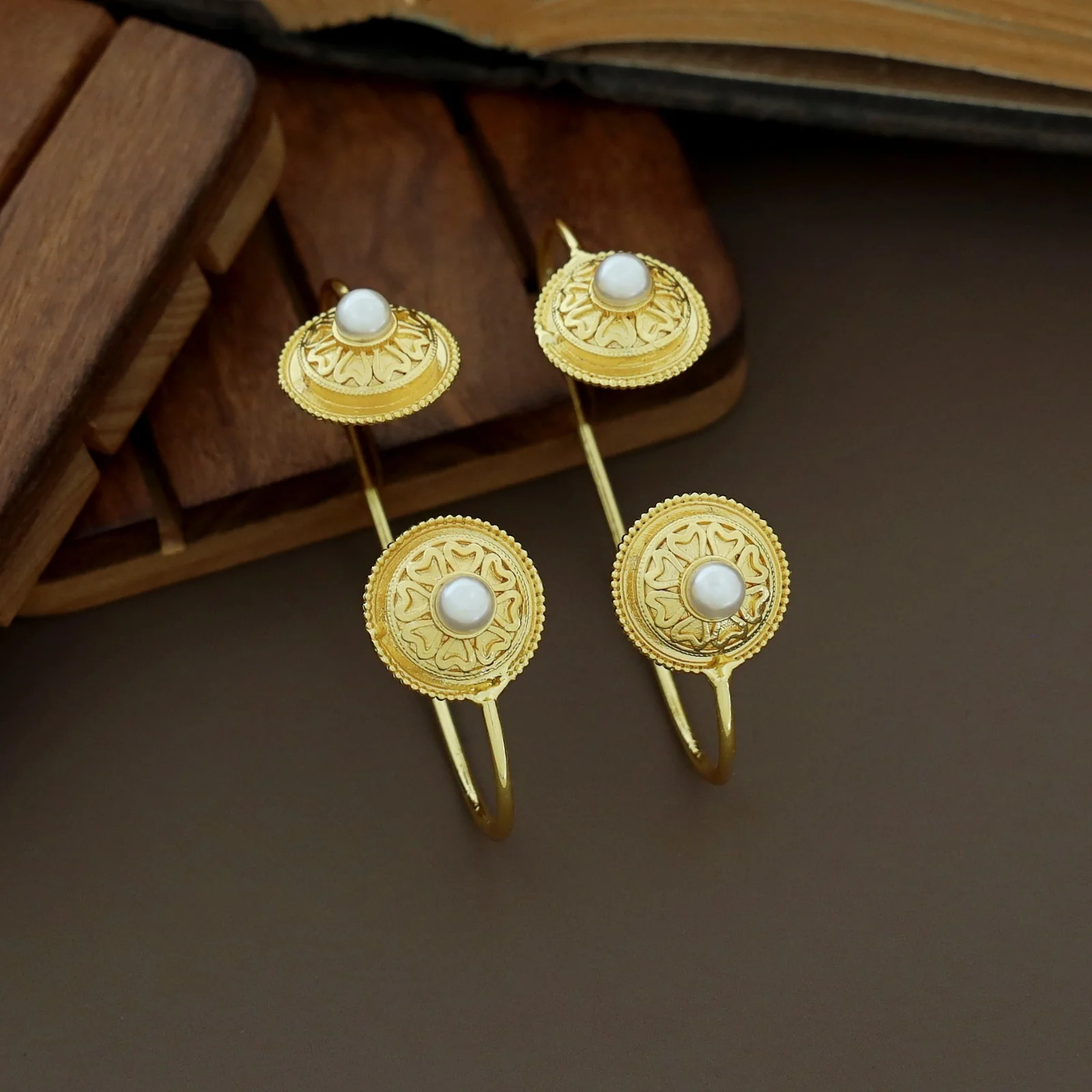 Lavinia Golden Ear-Cuff (Set Of 2) - Image 4