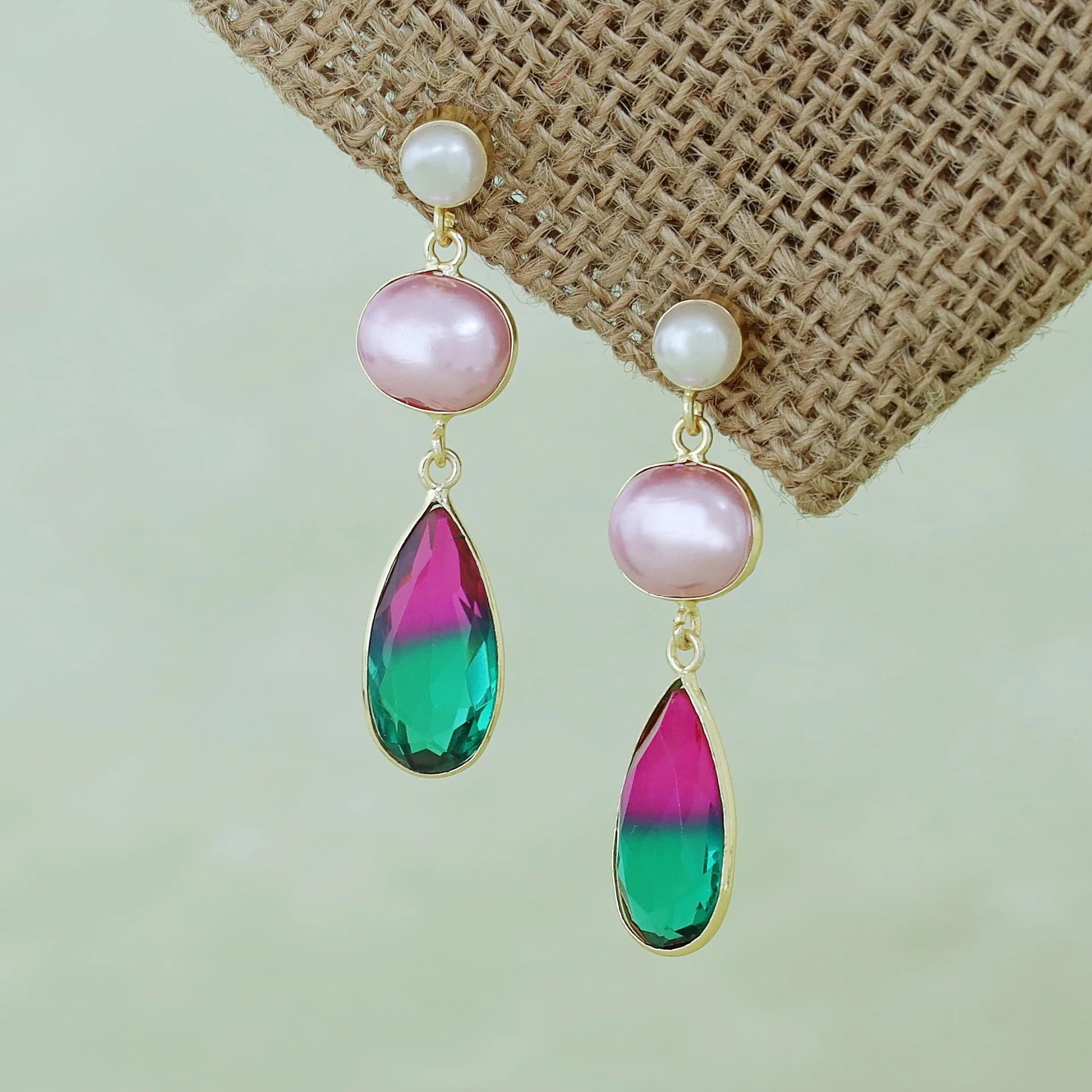 Laya Glossy And Pearl Earring - Image 5
