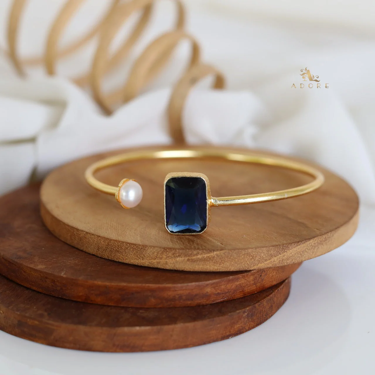 Lexi Rectangle Glossy With Pearl Bracelet - Image 12