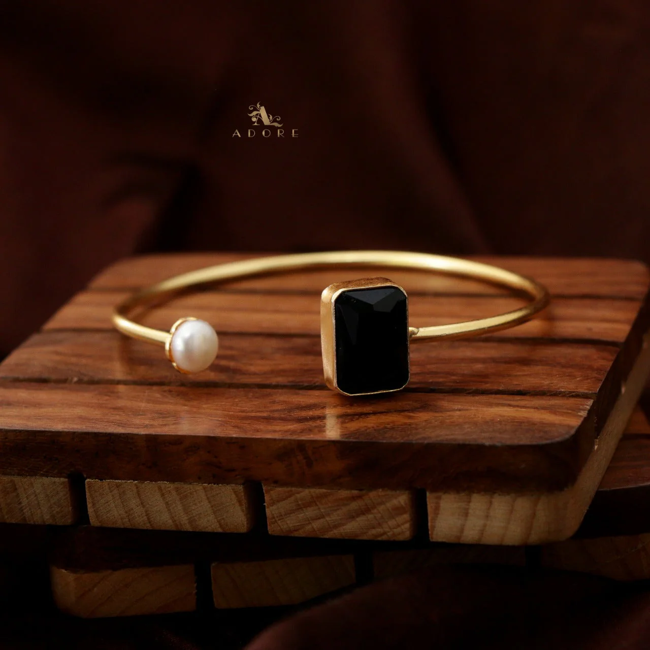 Lexi Rectangle Glossy With Pearl Bracelet - Image 16