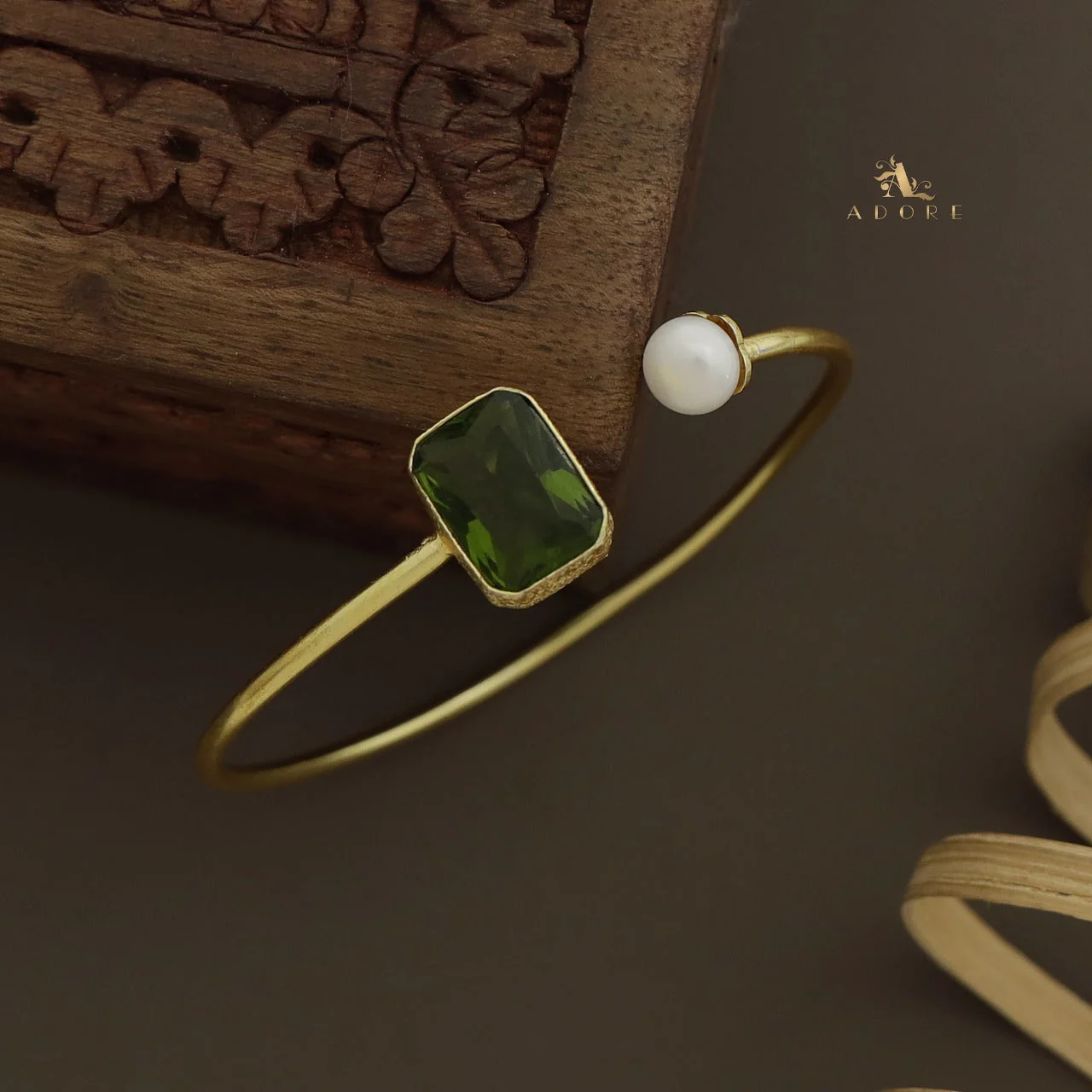 Lexi Rectangle Glossy With Pearl Bracelet - Image 19