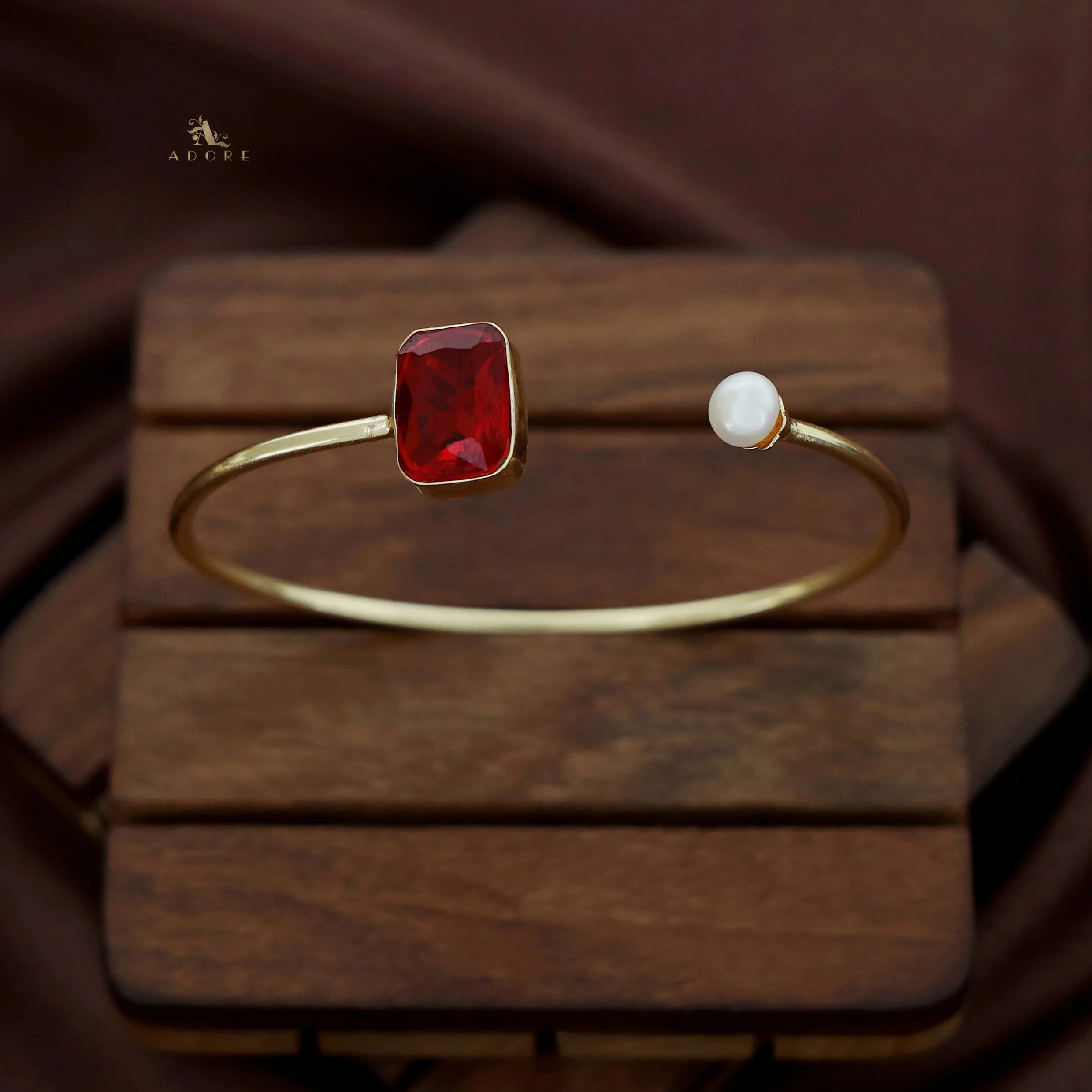 Lexi Rectangle Glossy With Pearl Bracelet - Image 26