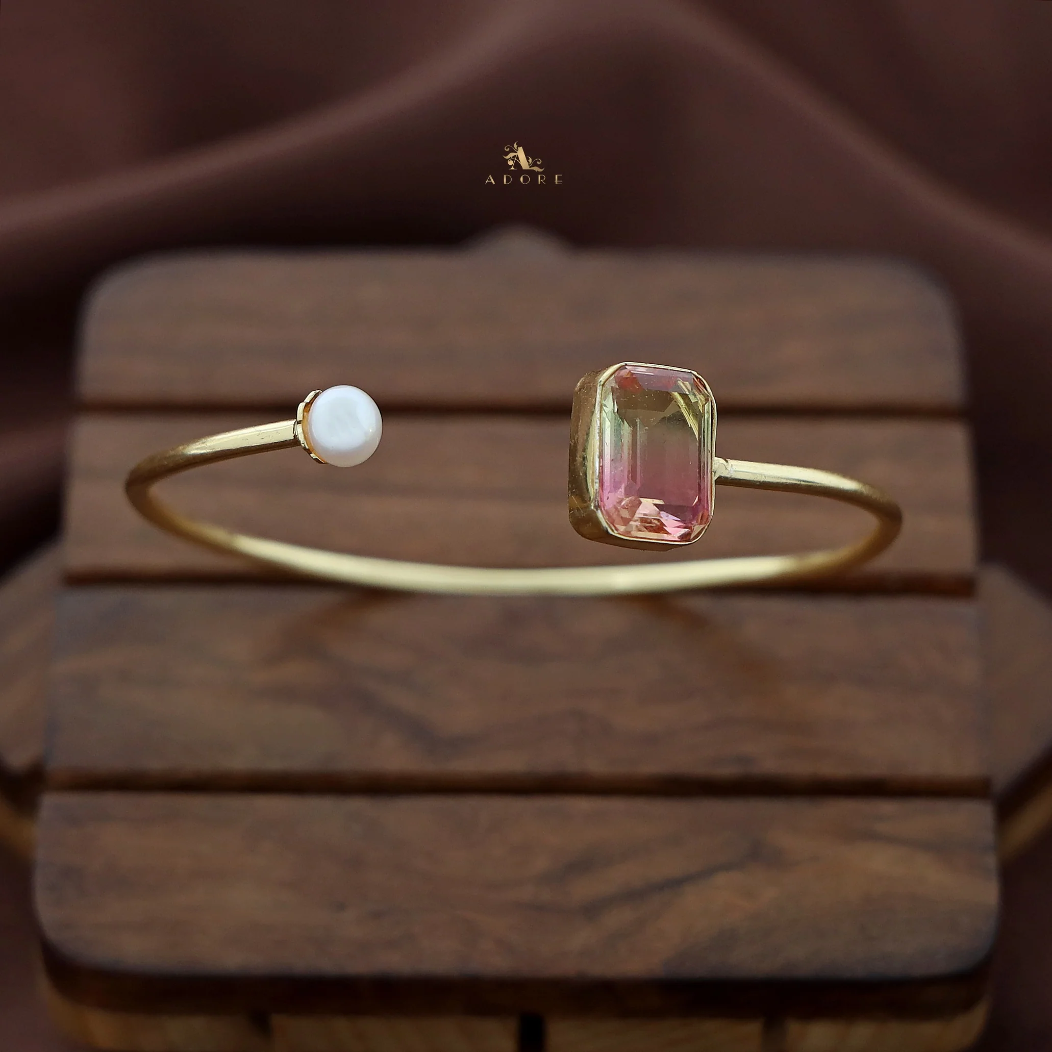 Lexi Rectangle Glossy With Pearl Bracelet - Image 27