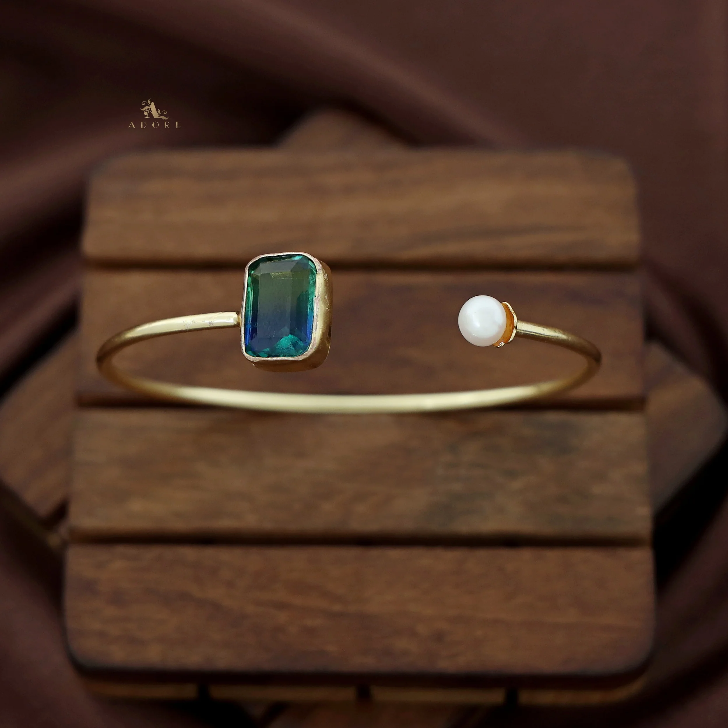 Lexi Rectangle Glossy With Pearl Bracelet - Image 28