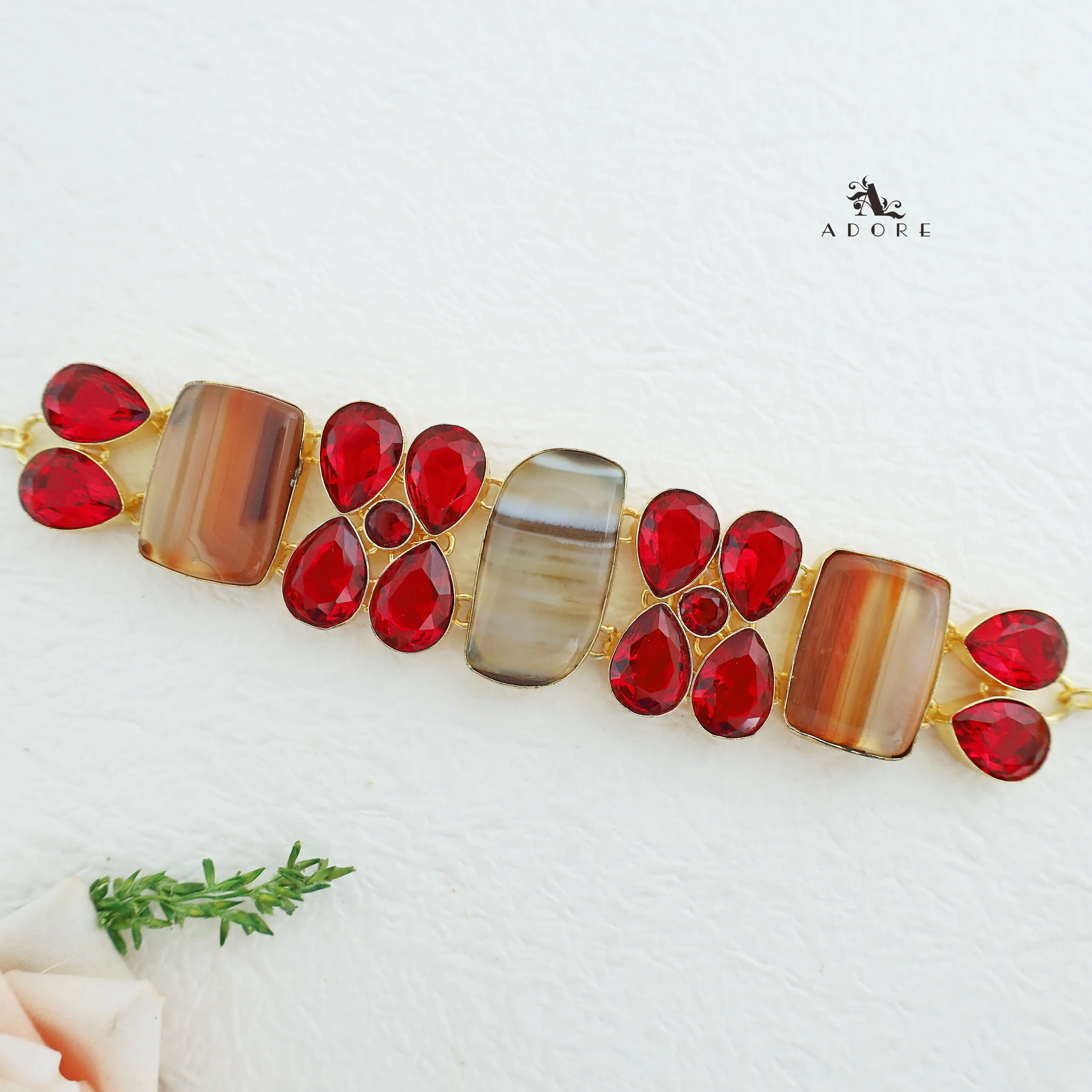 Elisha Glossy Stone Choker - Image 3
