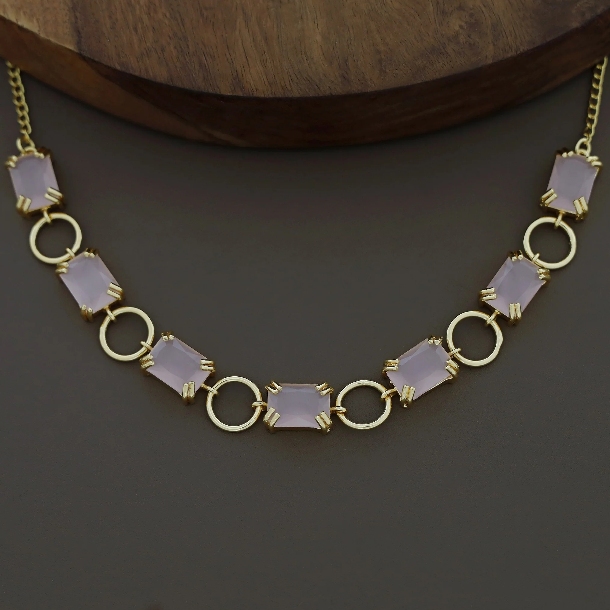 Lilith Claw Glossy Rectangle Circle Neckpiece - Image 7