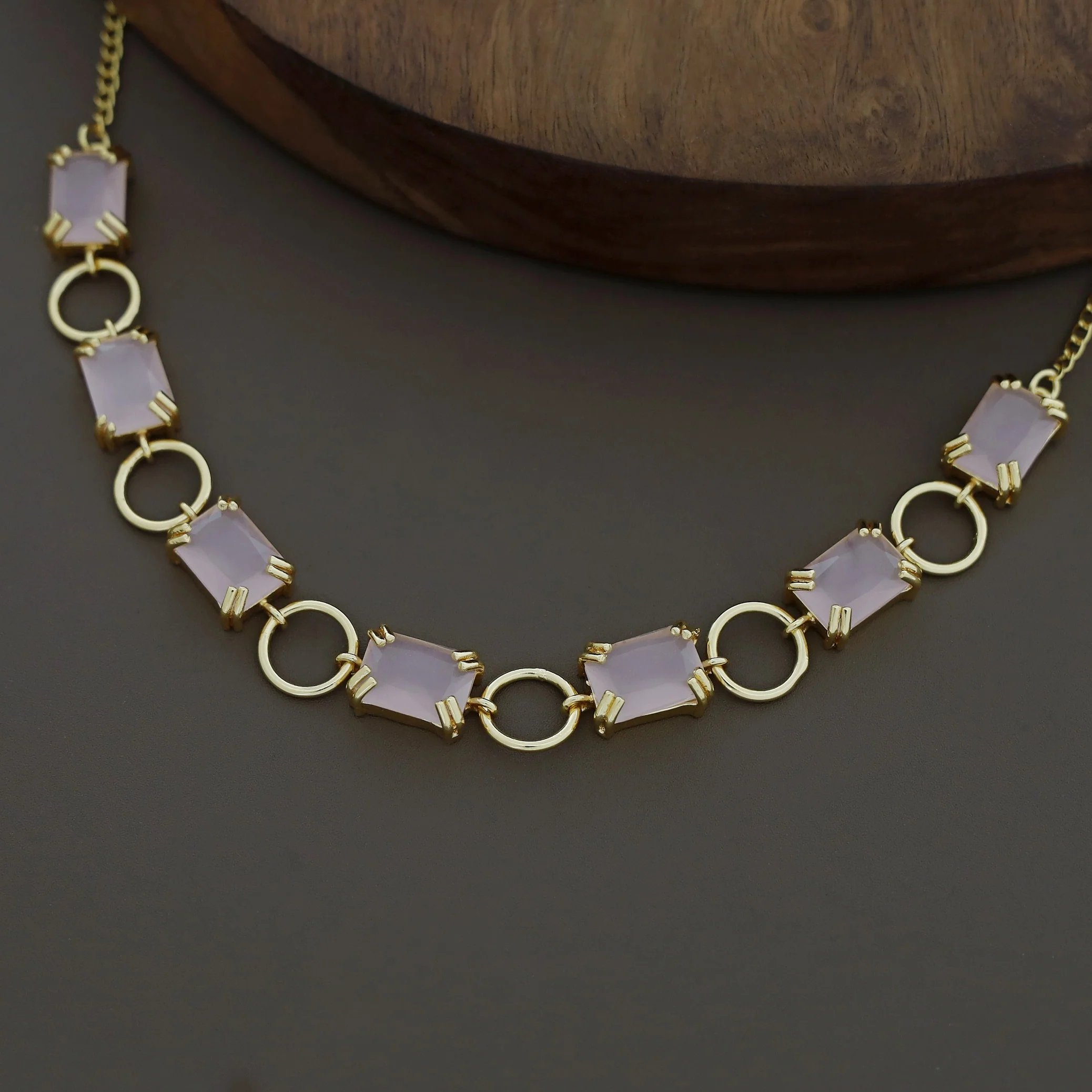 Lilith Claw Glossy Rectangle Circle Neckpiece - Image 8