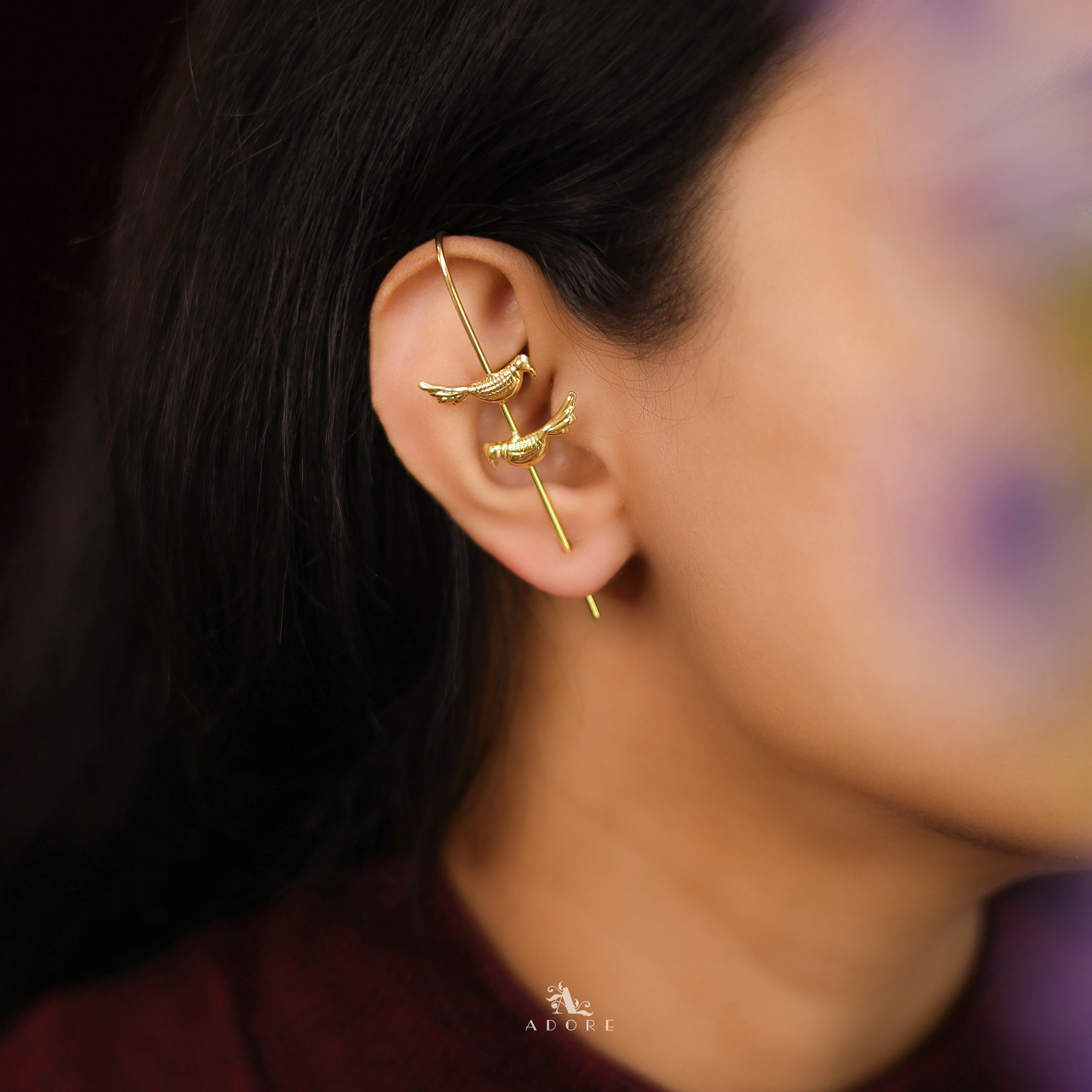 Liya Golden Ear-Cuff (Single piece) - Image 2