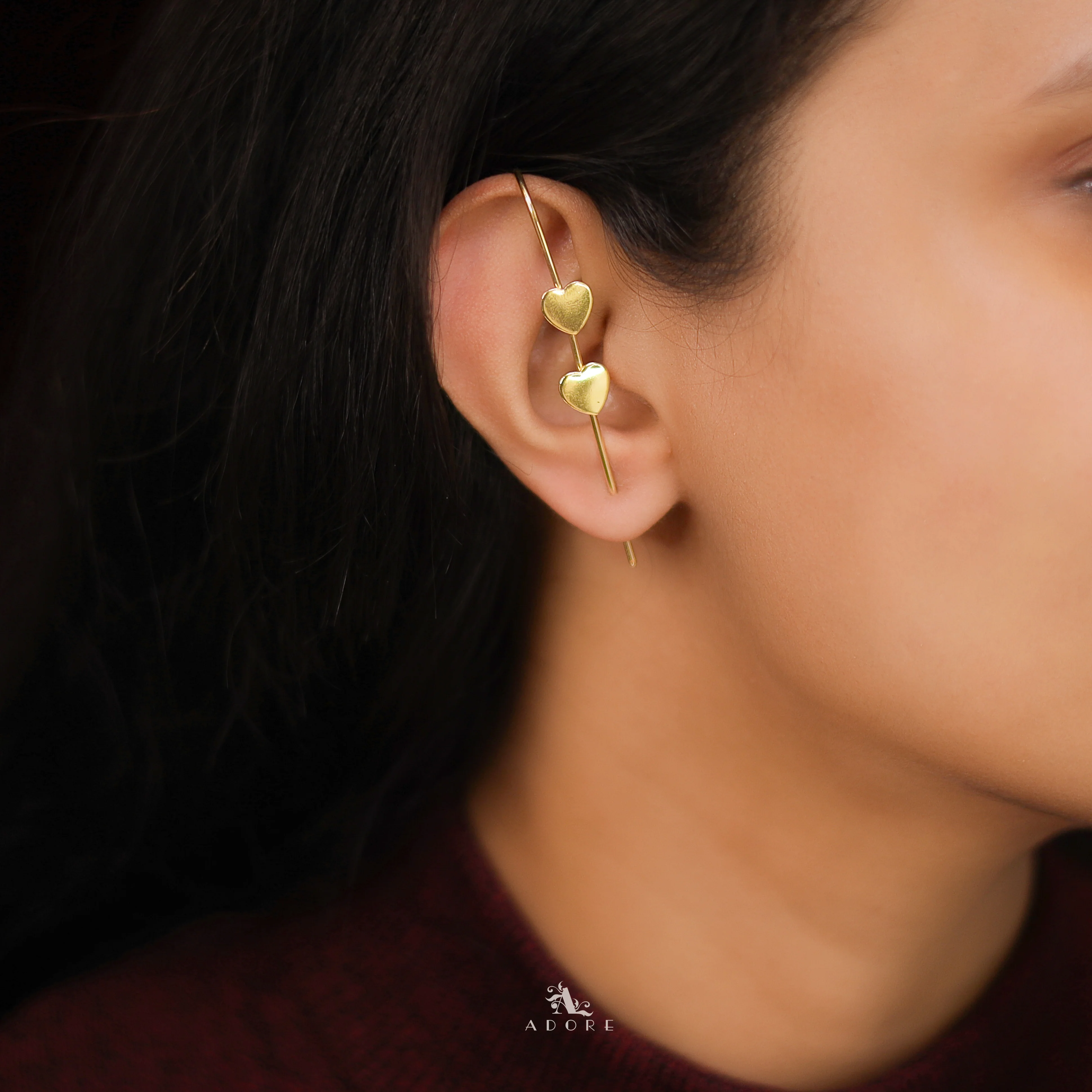 Liya Golden Ear-Cuff (Single piece) - Image 6