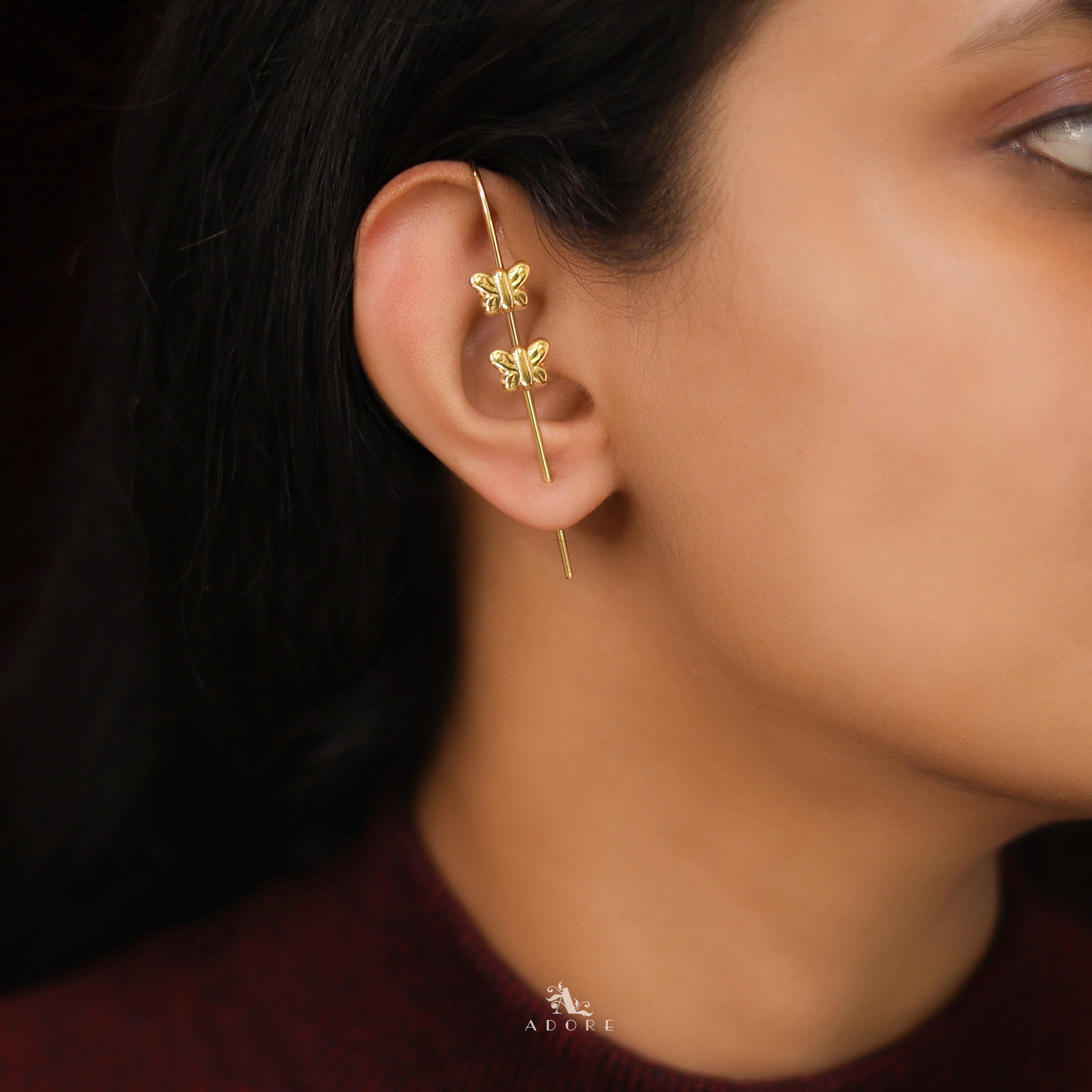 Liya Golden Ear-Cuff (Single piece) - Image 7