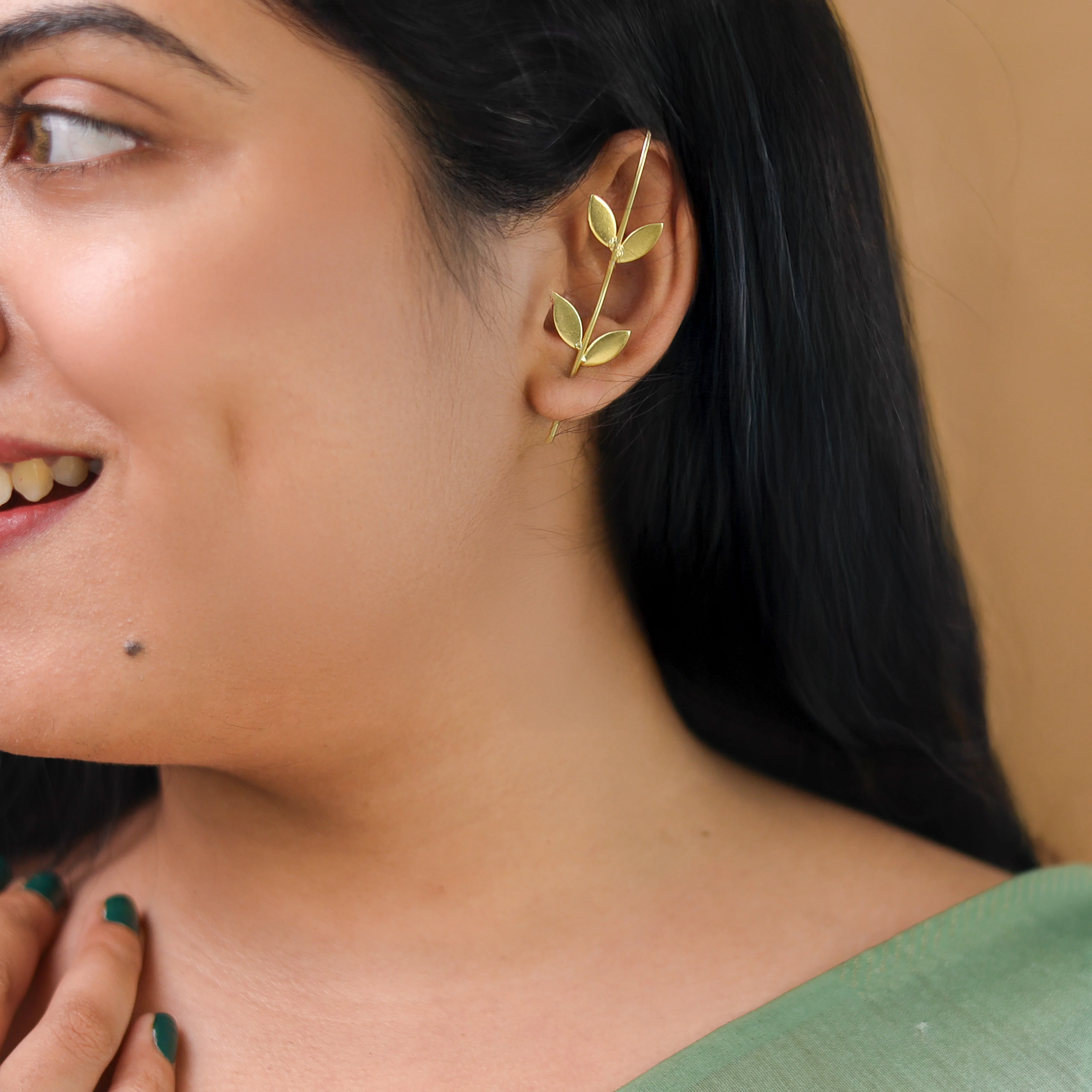 Liya Golden Ear-Cuff (Single piece) - Image 8