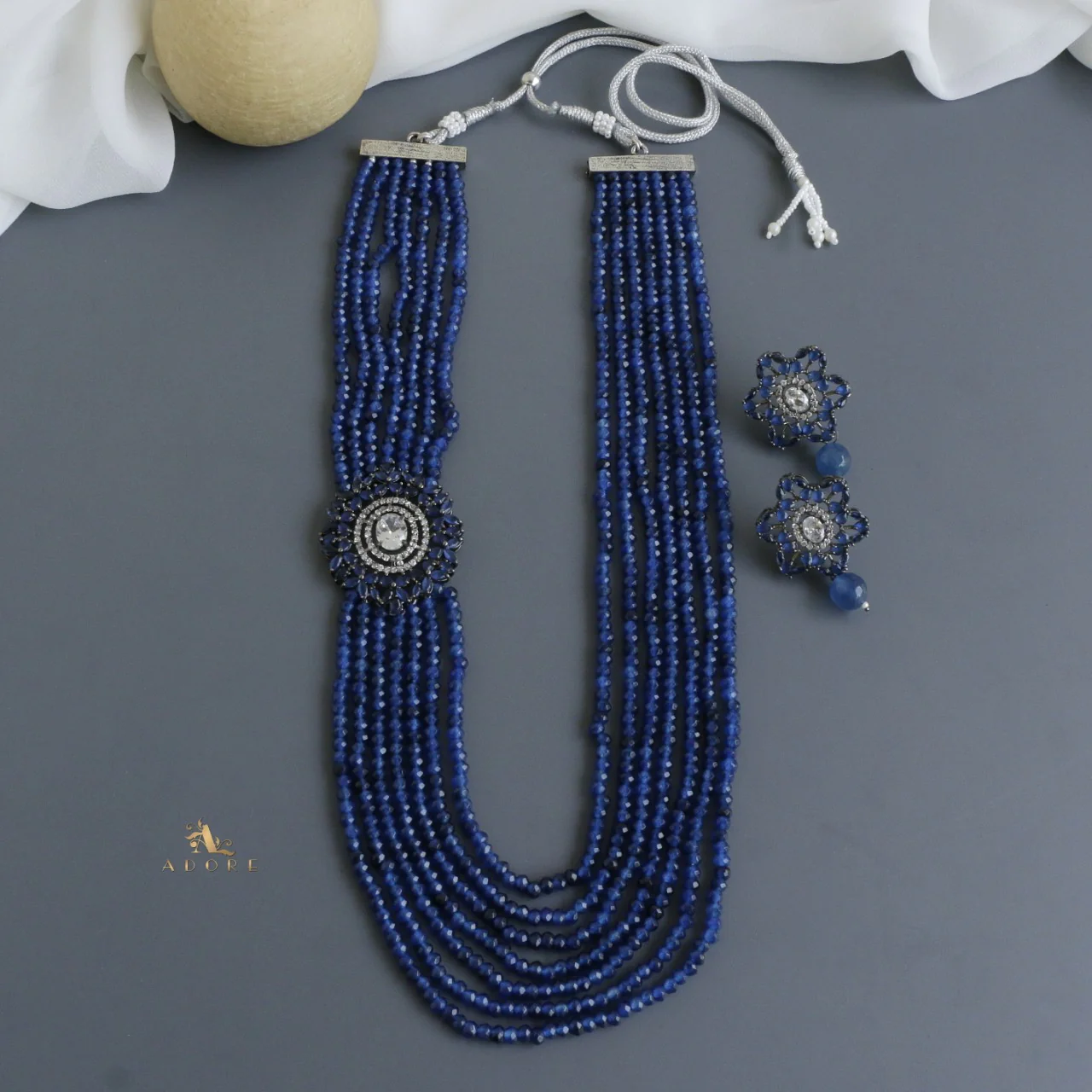 Liyana  Neckpiece with Earring - Image 7